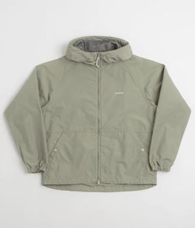 Trilby Snow Peak Light Mountain Cloth Zip Up Parka - Beige