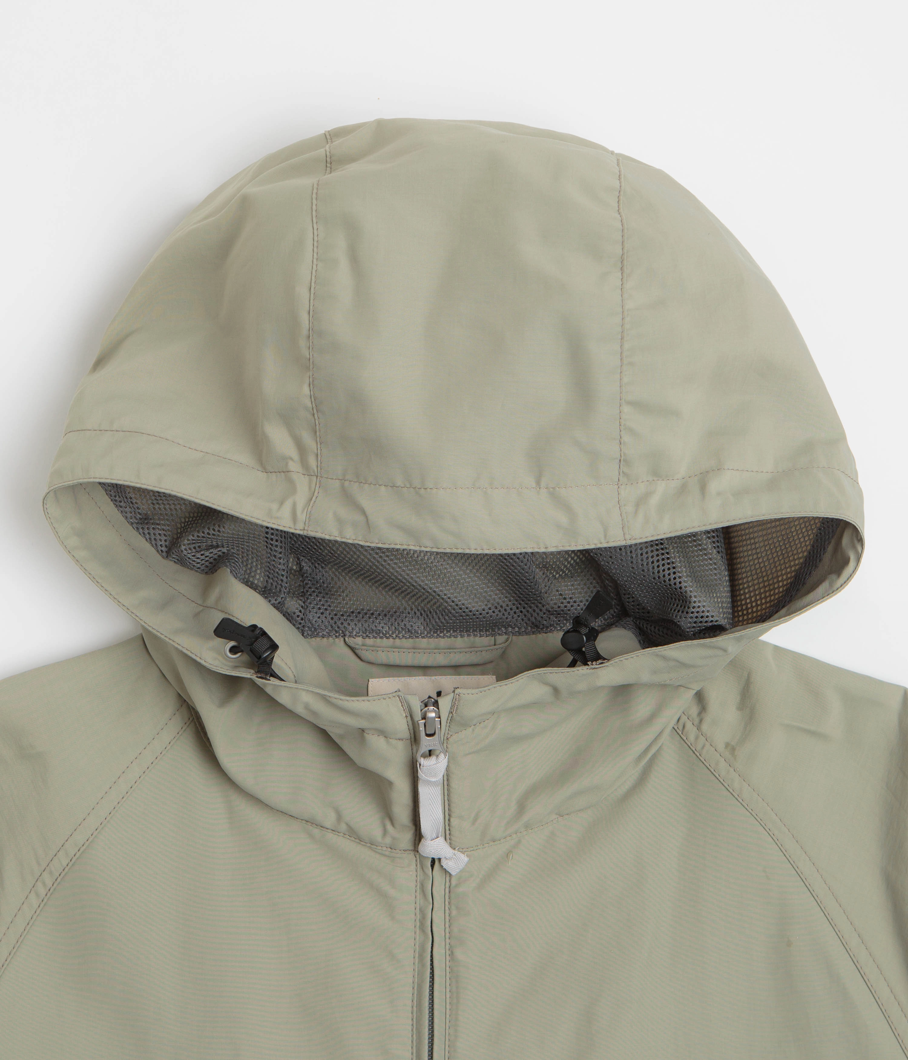 rainy Snow Peak Light Mountain Cloth Zip Up Parka - Beige