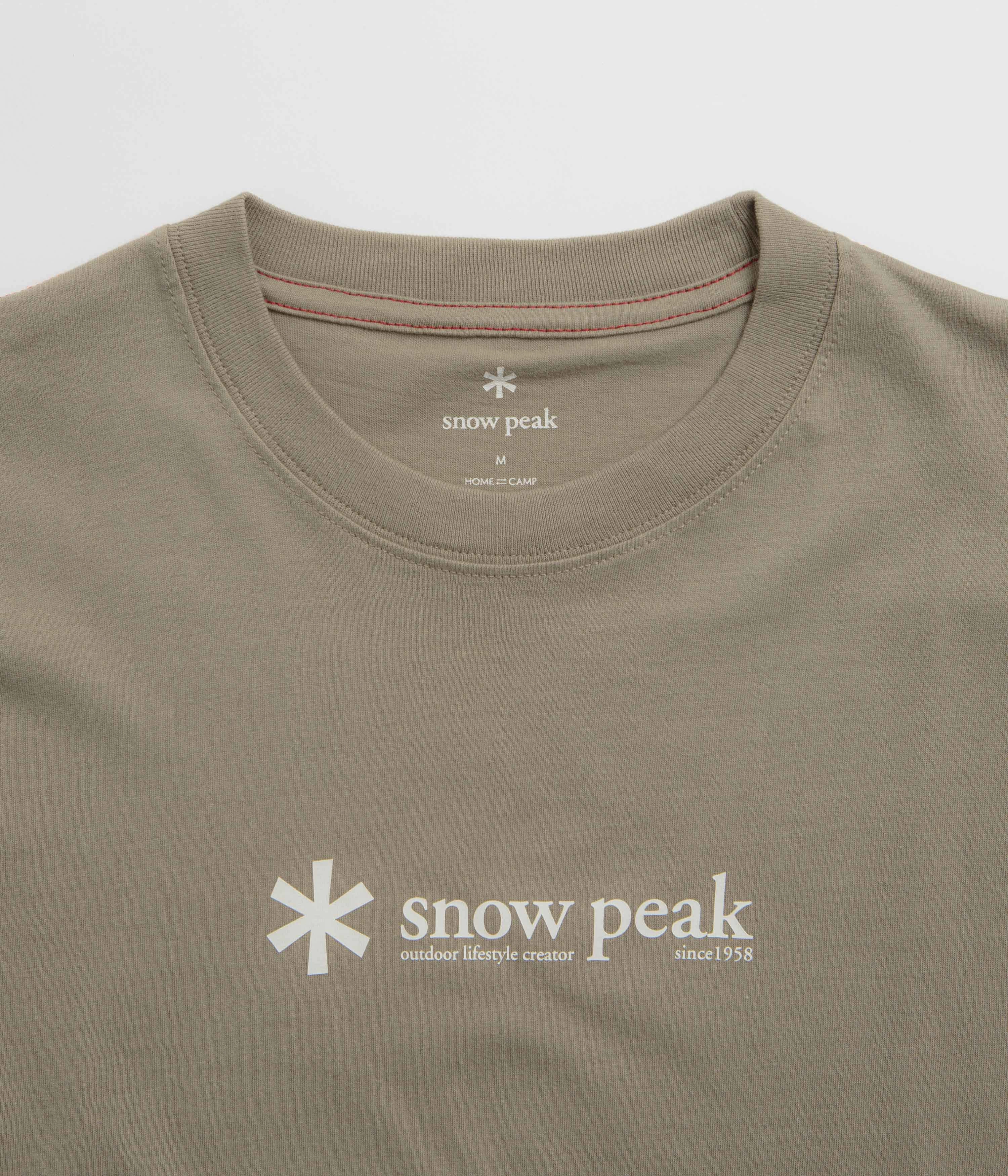 Chilly Day Comfort Trendy Tops Snow Peak Logo T-Shirt - Pro