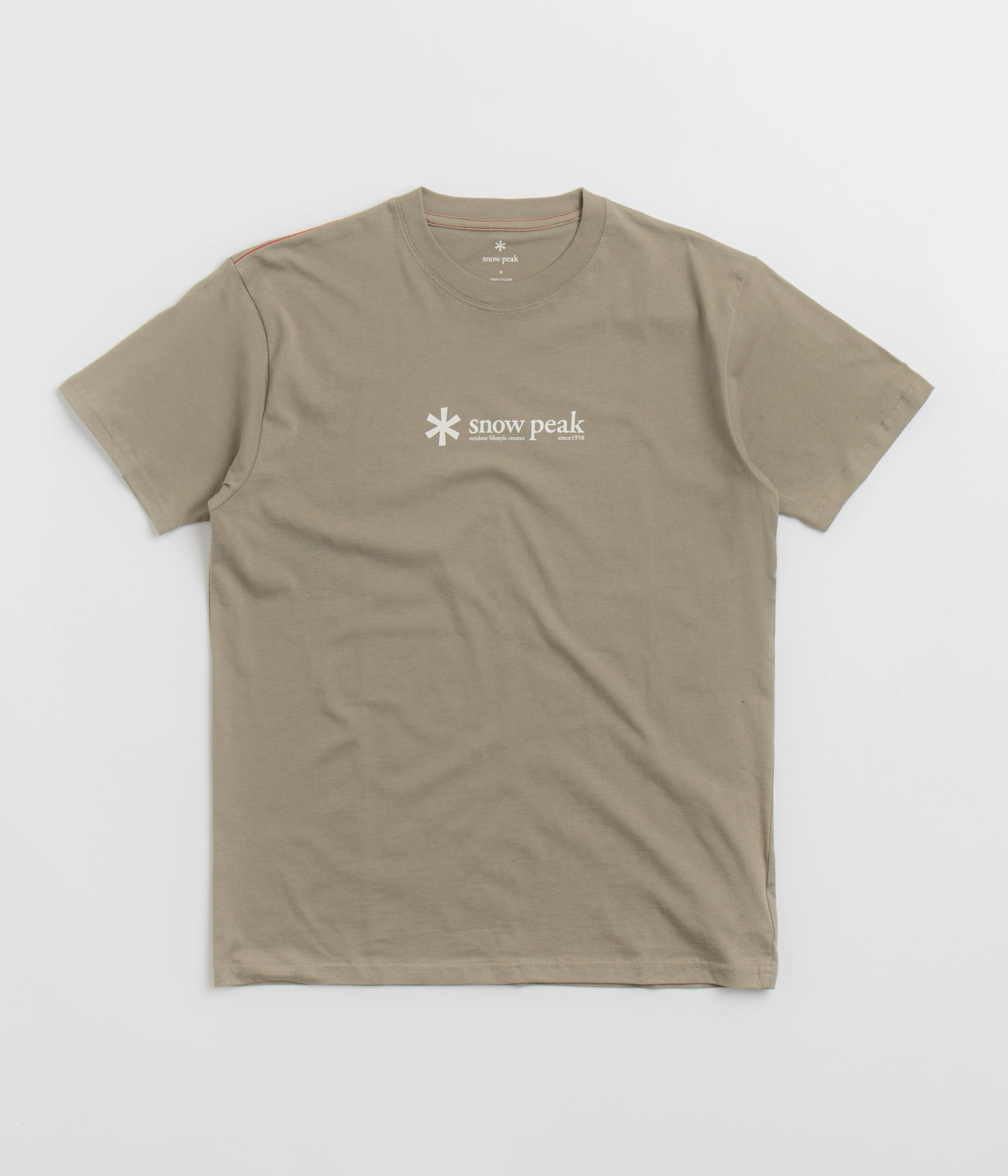 Soft Cotton Feel Effortless Fashion Snow Peak Logo T-Shirt - Pro