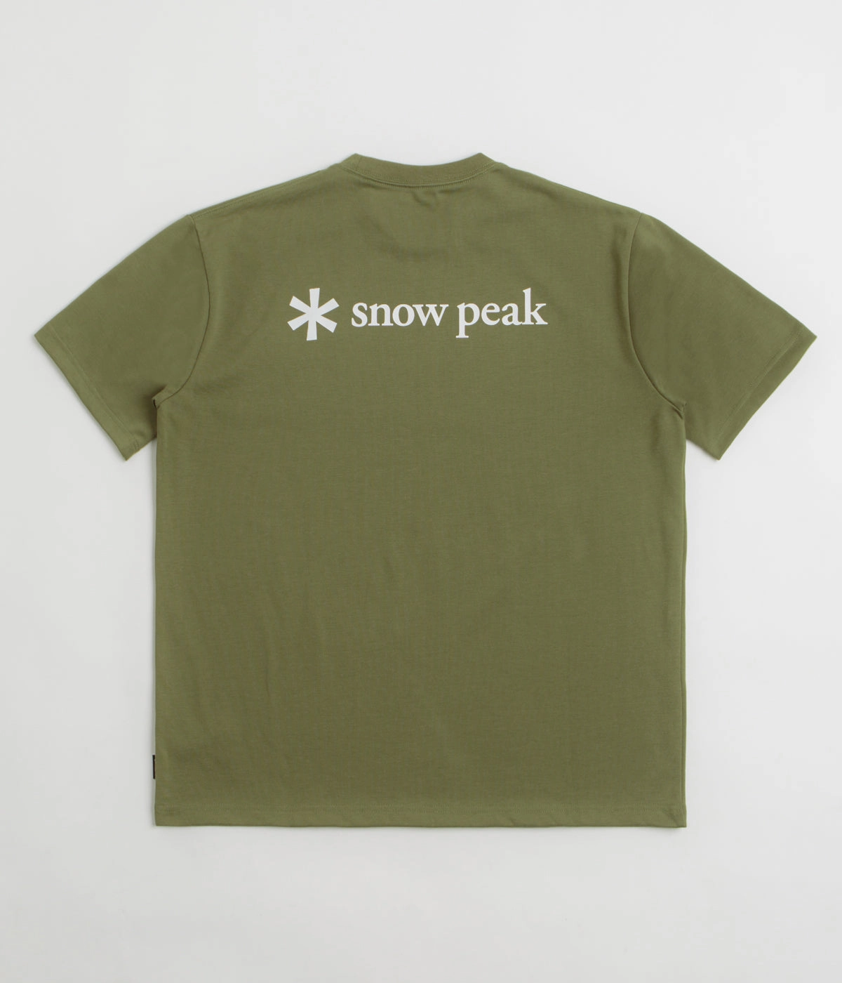 Relaxed Style Snow Peak NSD Back Logo T-Shirt - Olive