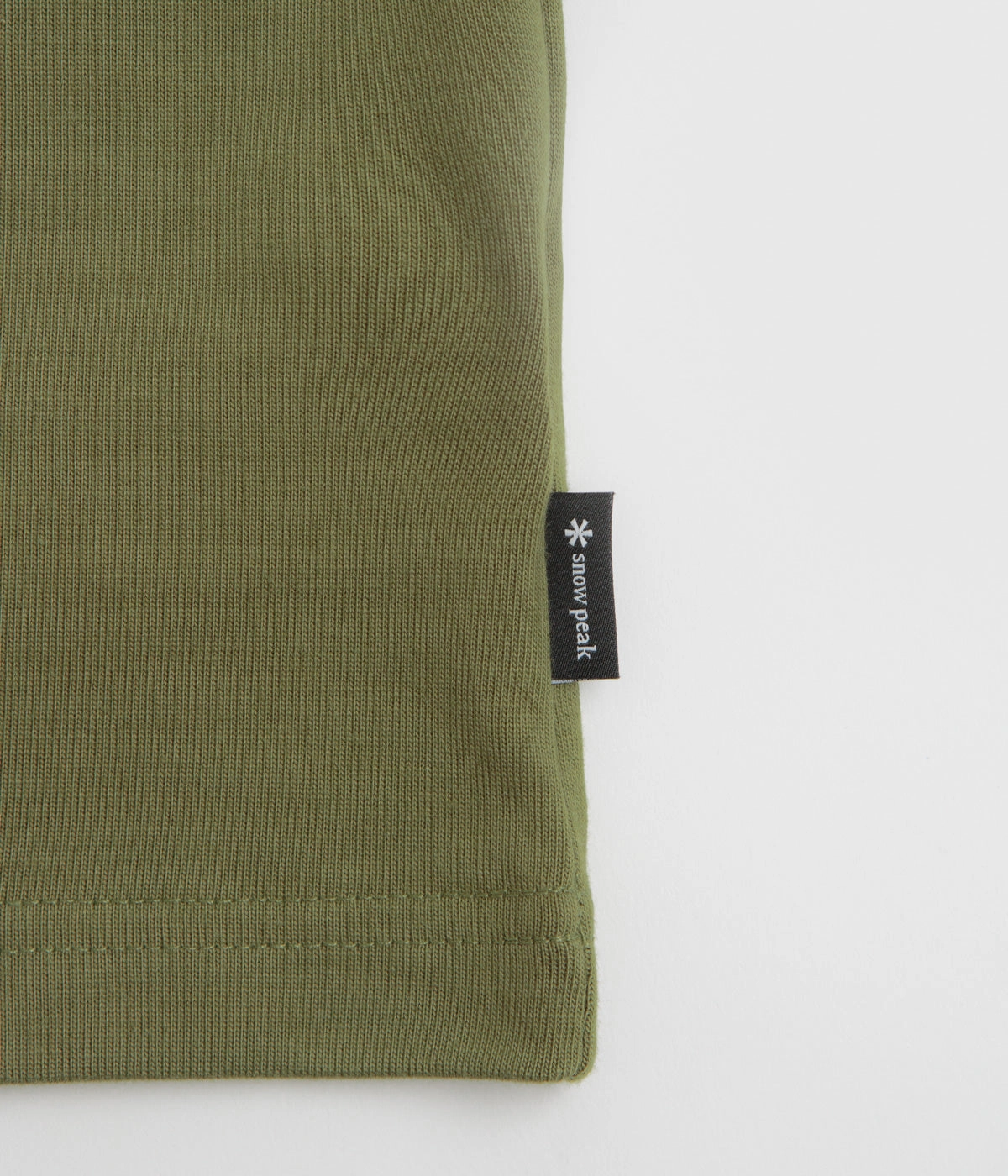 easy to pair Snow Peak NSD Back Logo T-Shirt - Olive