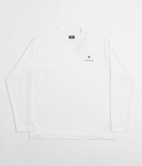 Snow Peak NSD Logo Long Sleeve T-Shirt - Off White Cozy Design informal gathering