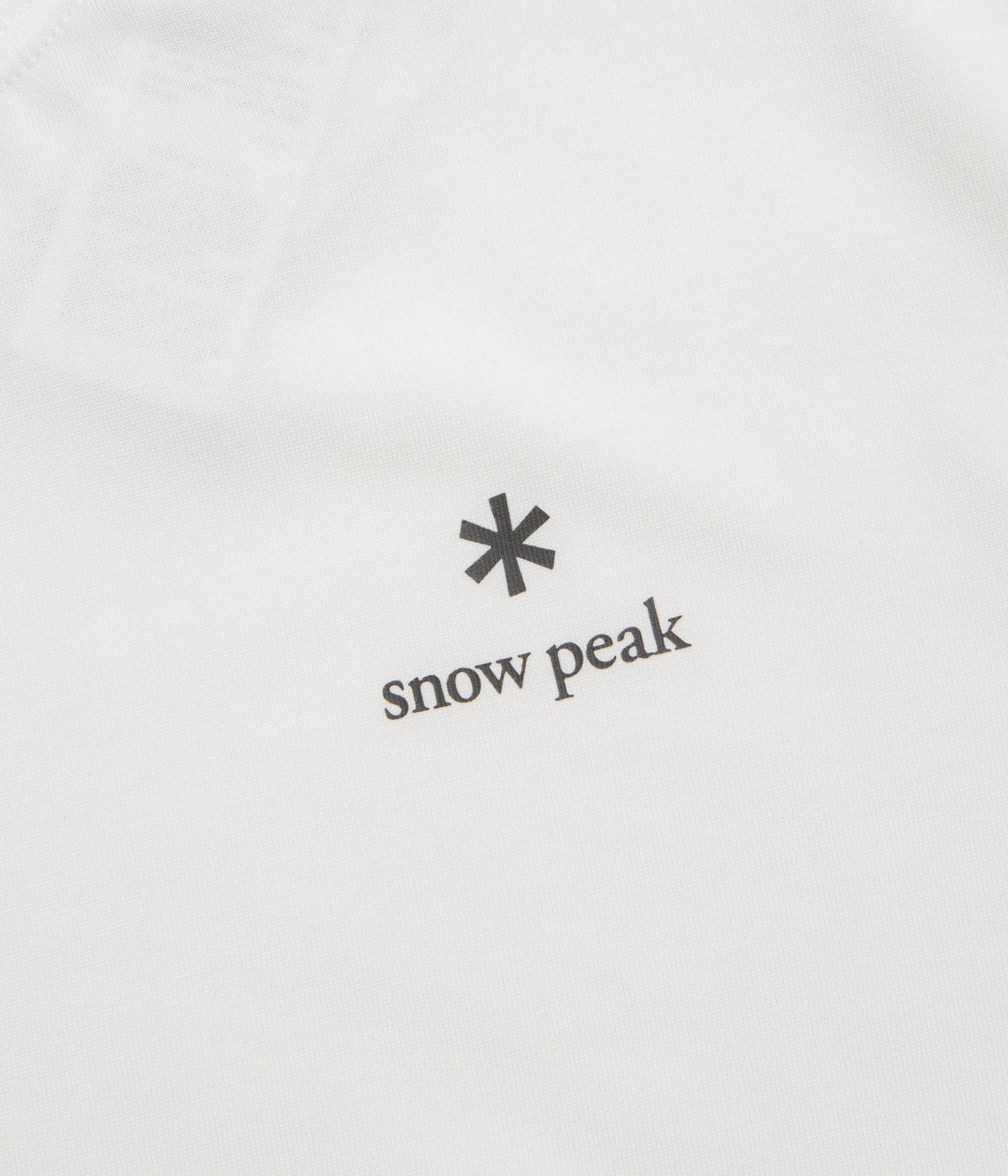 Snow Peak NSD Logo T-Shirt - Off White Athletic and Cool