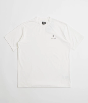Snow Peak NSD Logo T-Shirt - Off White Hiking durability Modern Style