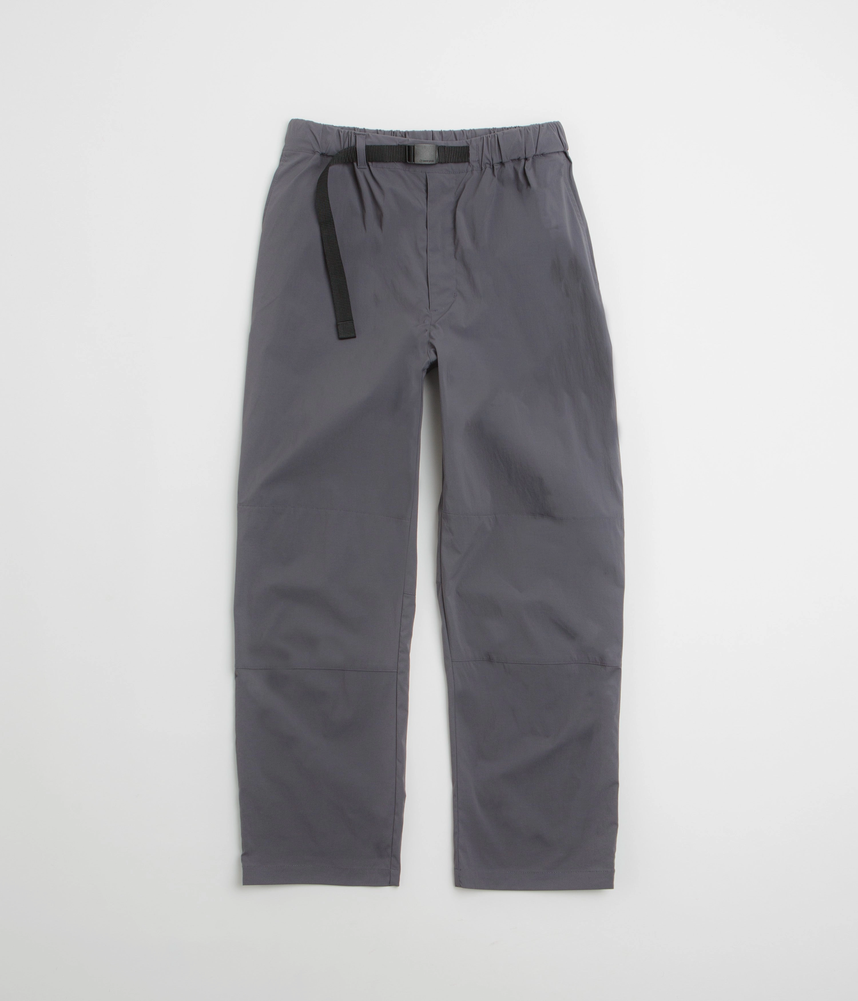 Snow Peak NSD Utility Pants - Charcoal Thermal Regulating Fabric TearResistantPanels