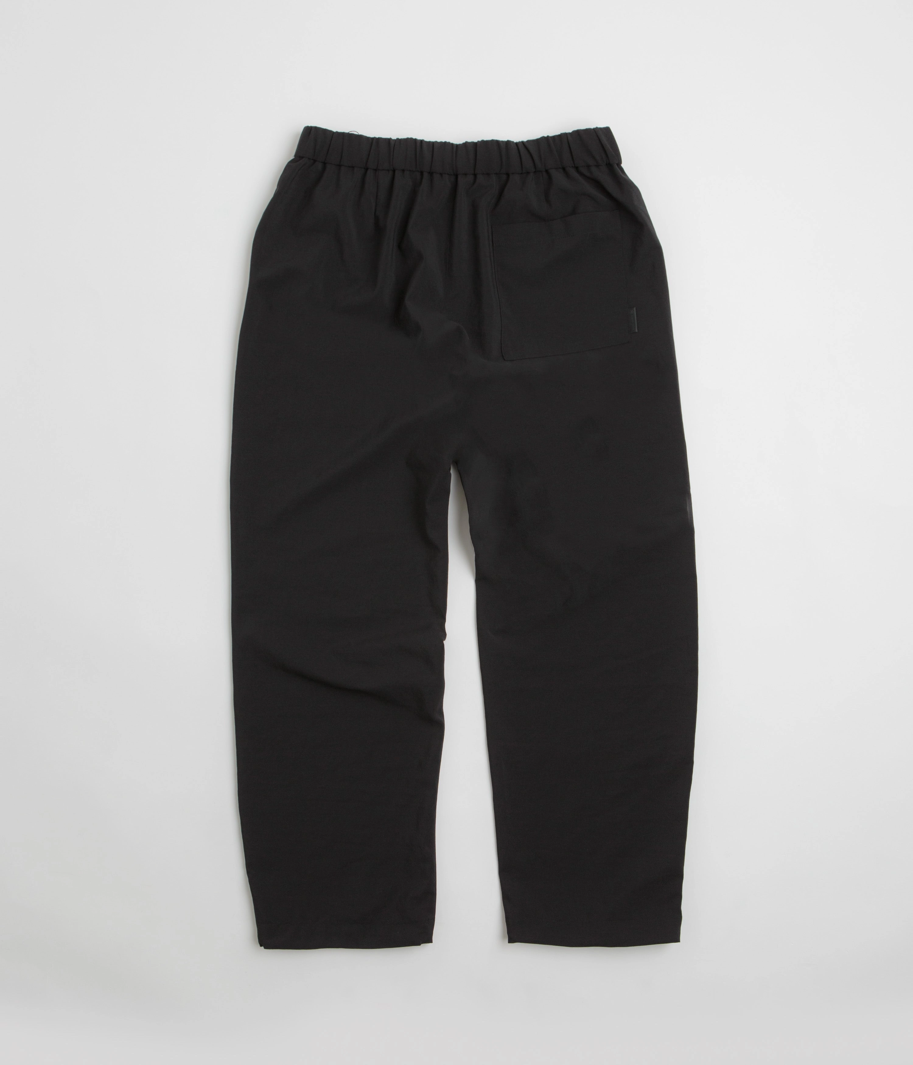Snow Peak PE Light Poplin Pants - Black Double Stitched Seams StaticDissipativeFabric