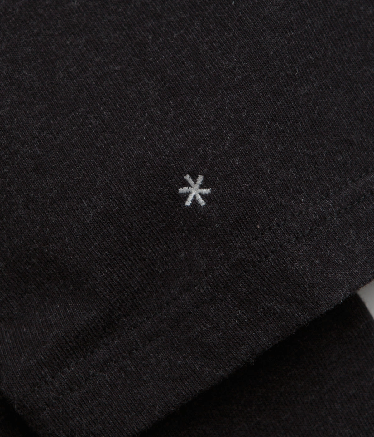 UVProtectionFinish Comfortable Fit Wear Snow Peak Recycled Cotton Heavy Mockneck T-Shirt - Black