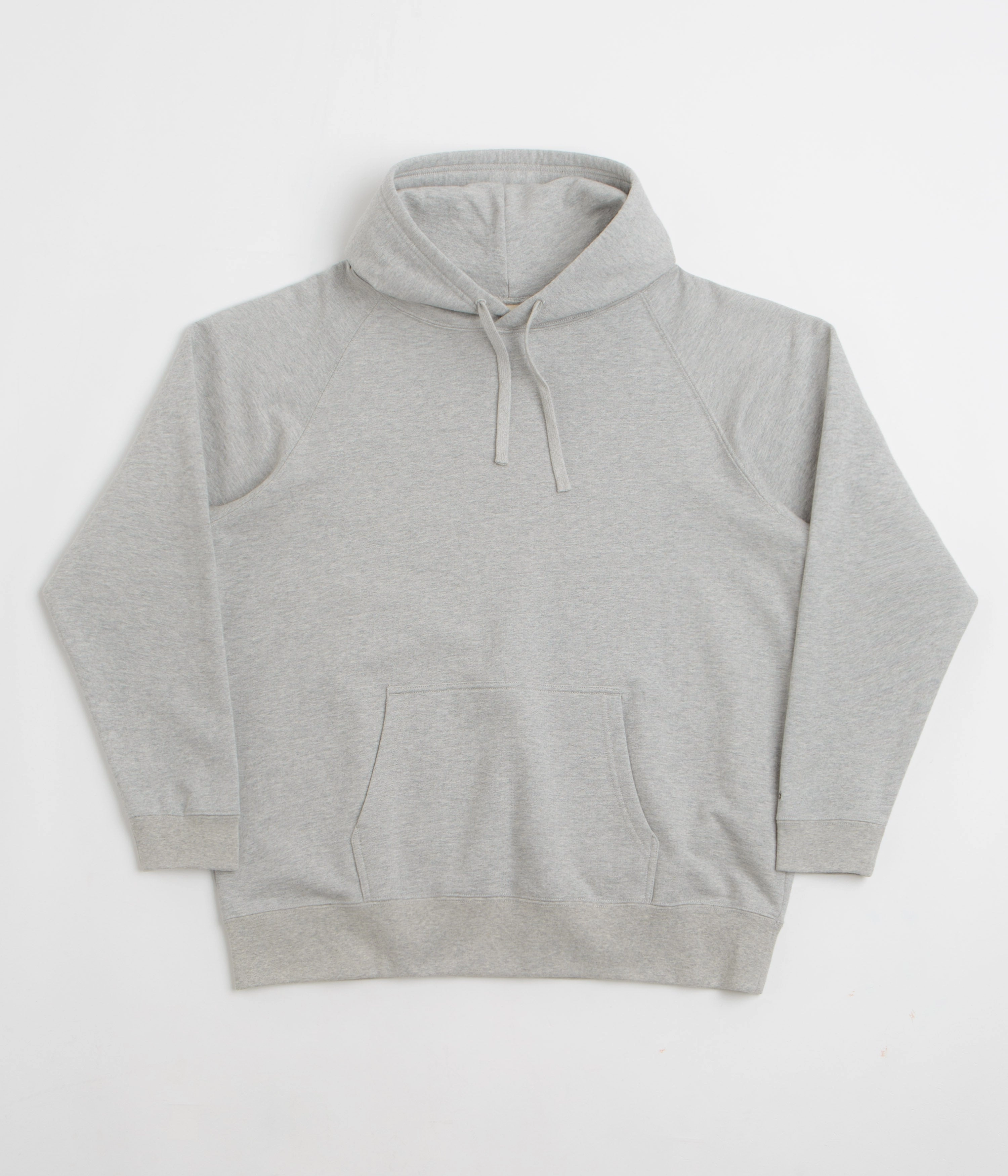 Snow Peak Recycled Cotton Hoodie - Mid Grey Lightweight Material