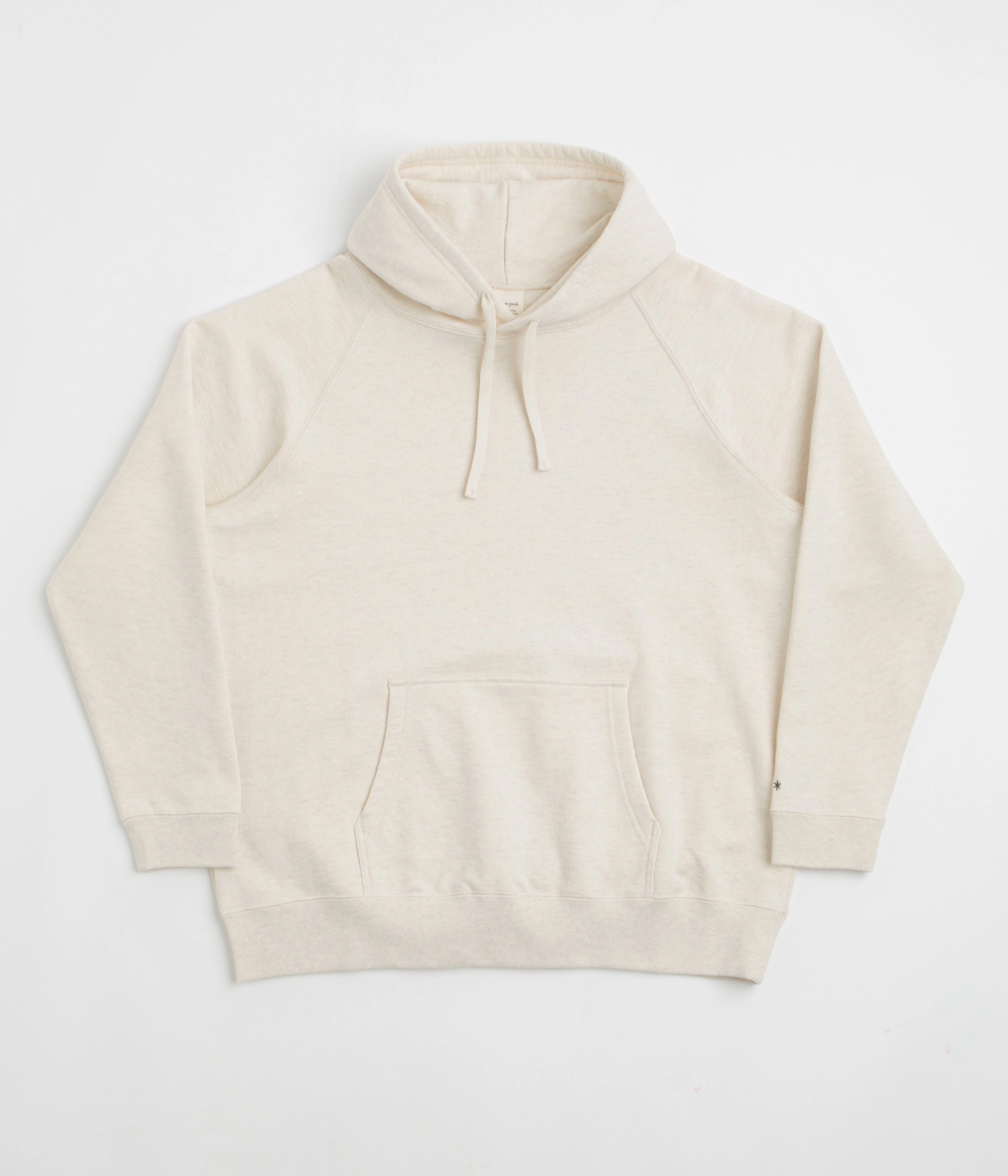 Snow Peak Recycled Cotton Hoodie - Oatmeal Recycled Polyester Blend