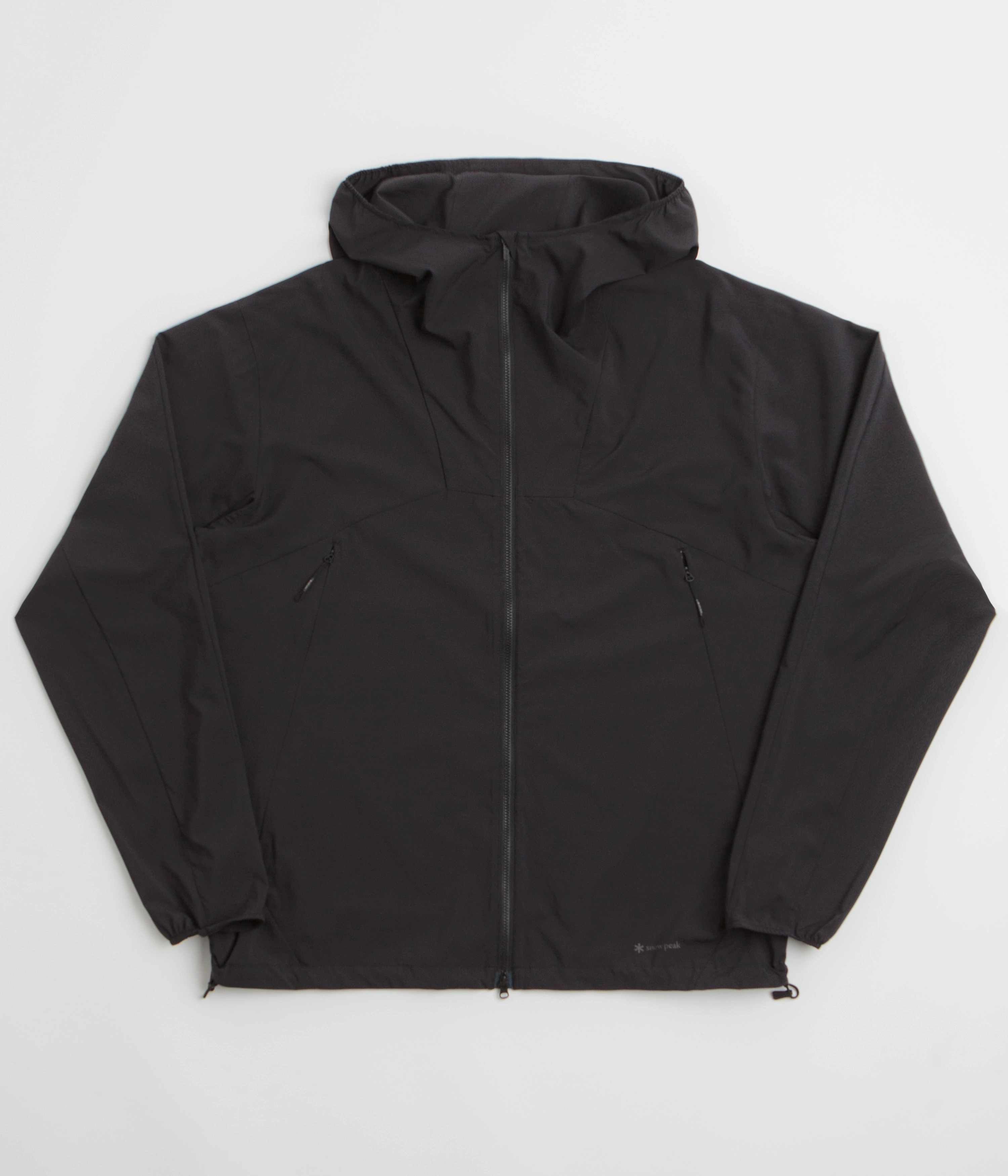 Heavy Duty Zippers Snow Peak Shadow Ripstop Jacket - Black