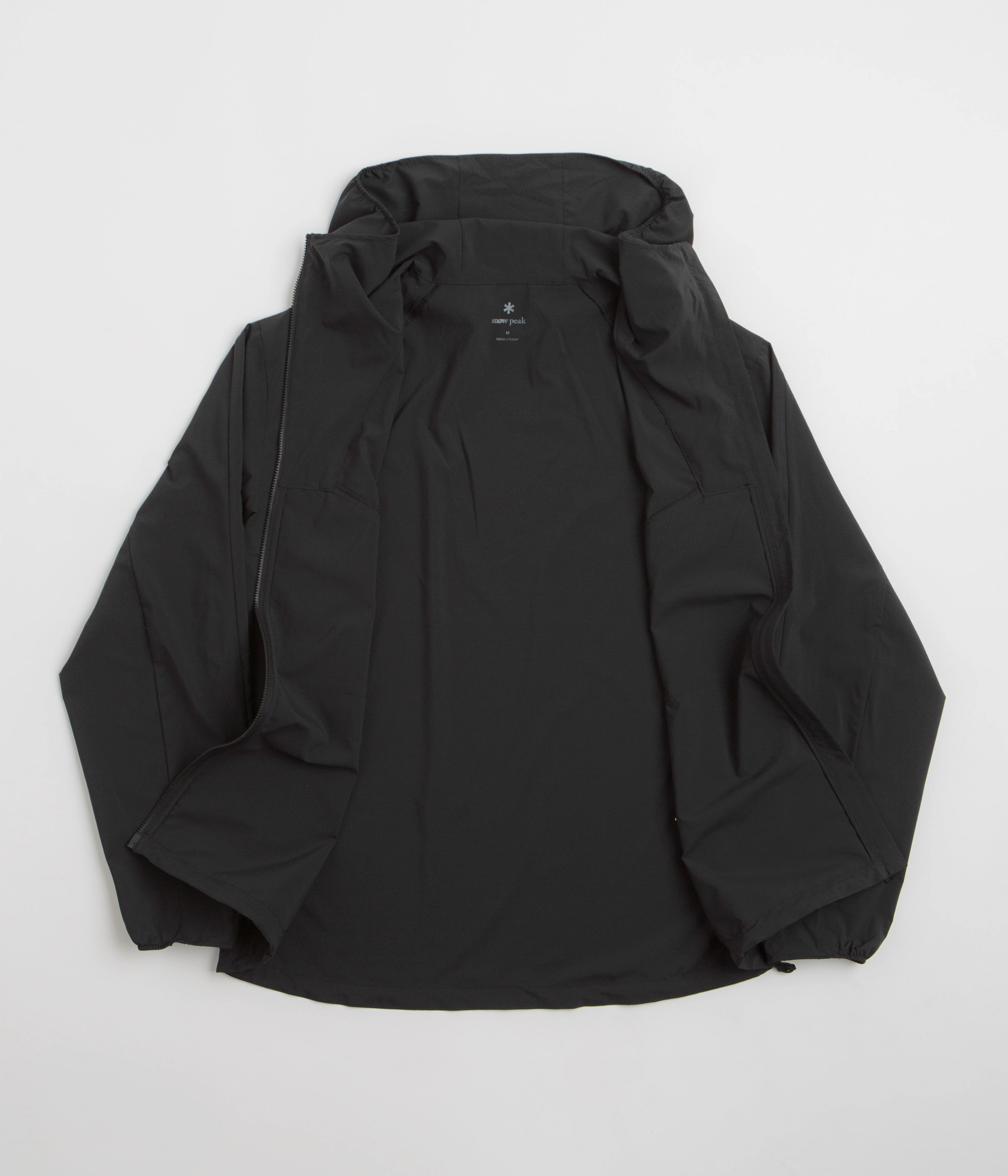 Streetwear Fashion Snow Peak Shadow Ripstop Jacket - Black