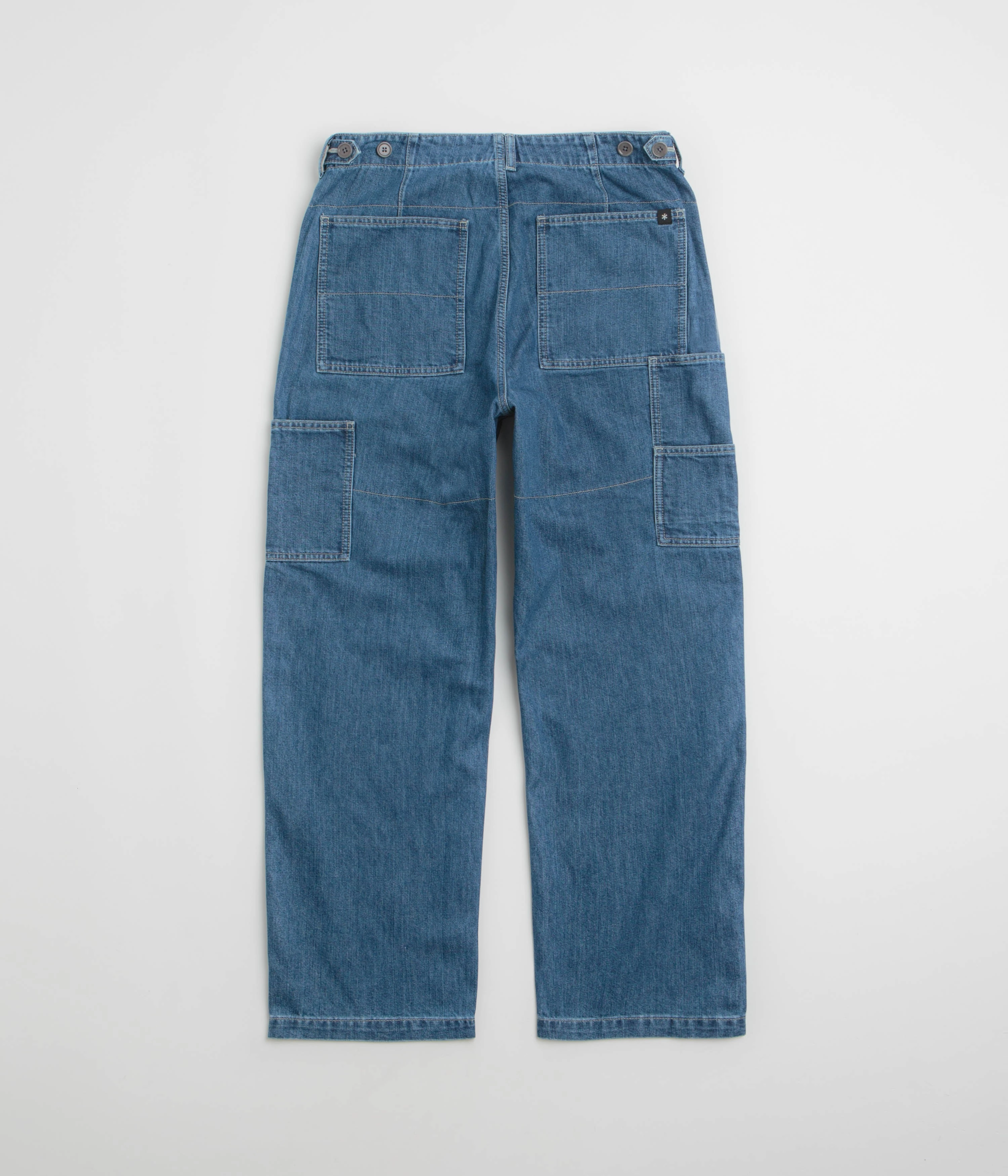 RecycledMaterial Snow Peak Takibi Denim Pants - Light Blue