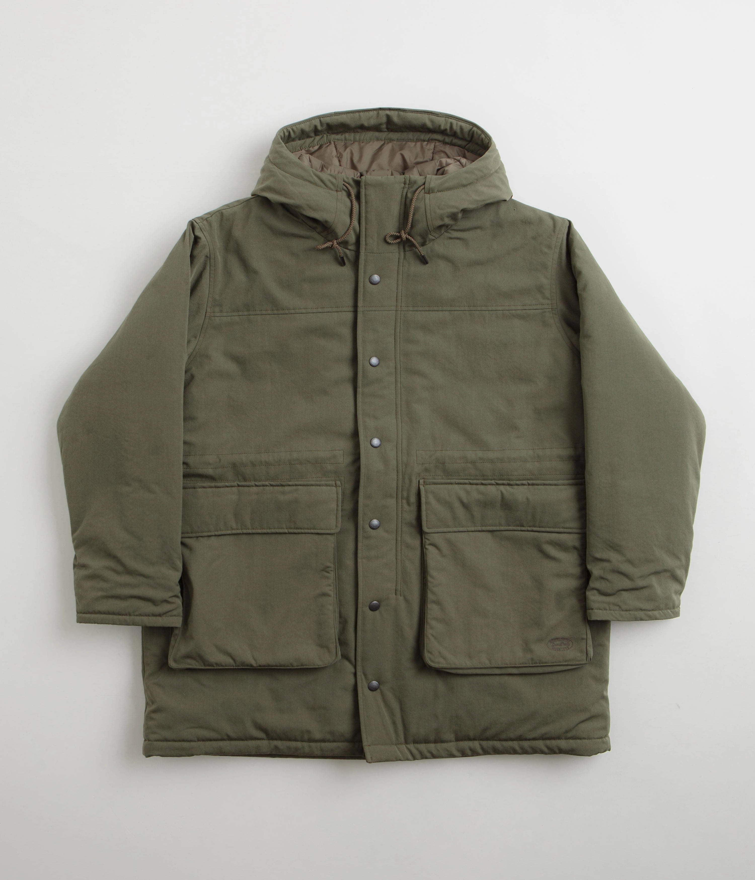 Premium Fit Workplace Use Snow Peak Takibi Weather Padded Coat - Olive