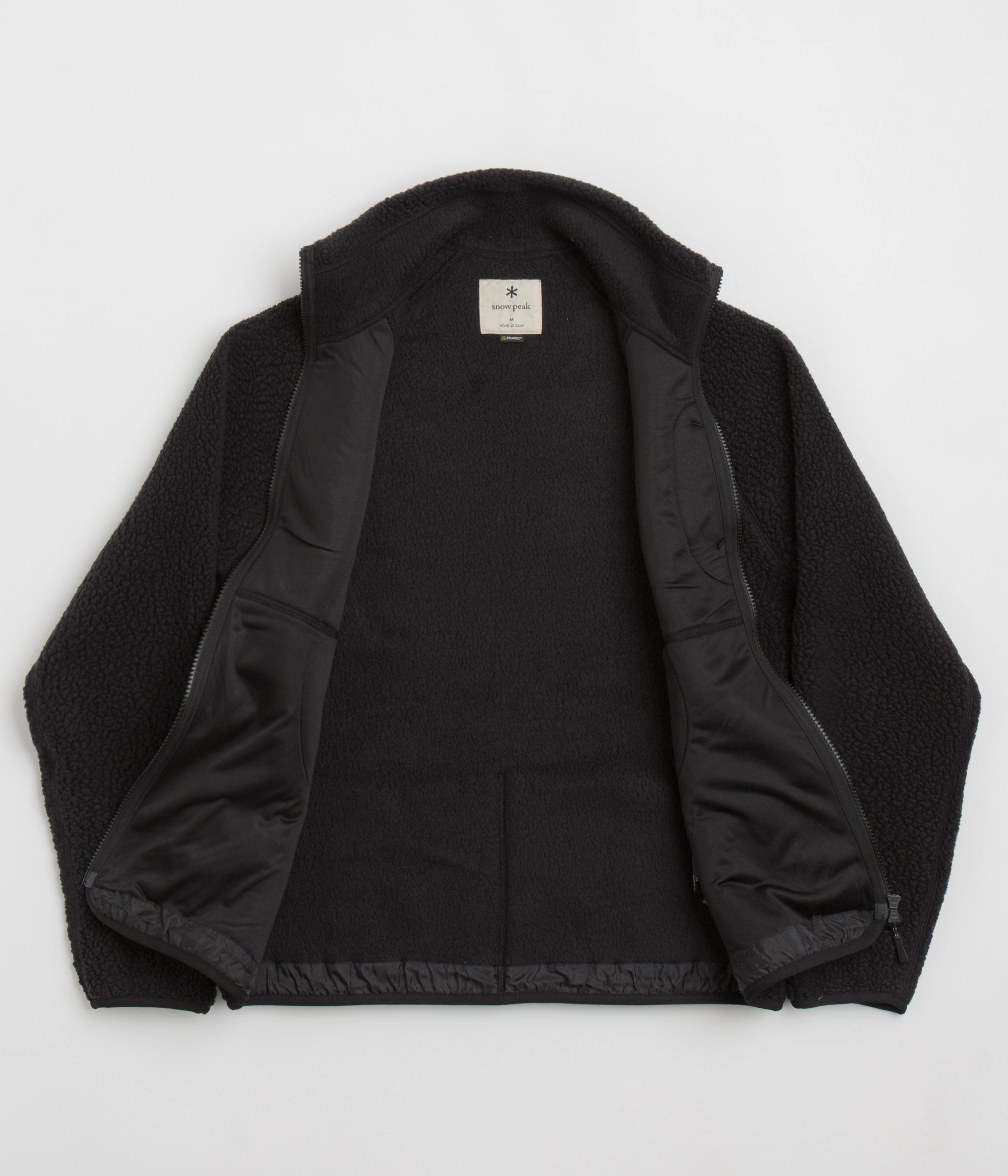 Essential Layer Snow Peak Thermal Boa Fleece Jacket - Black