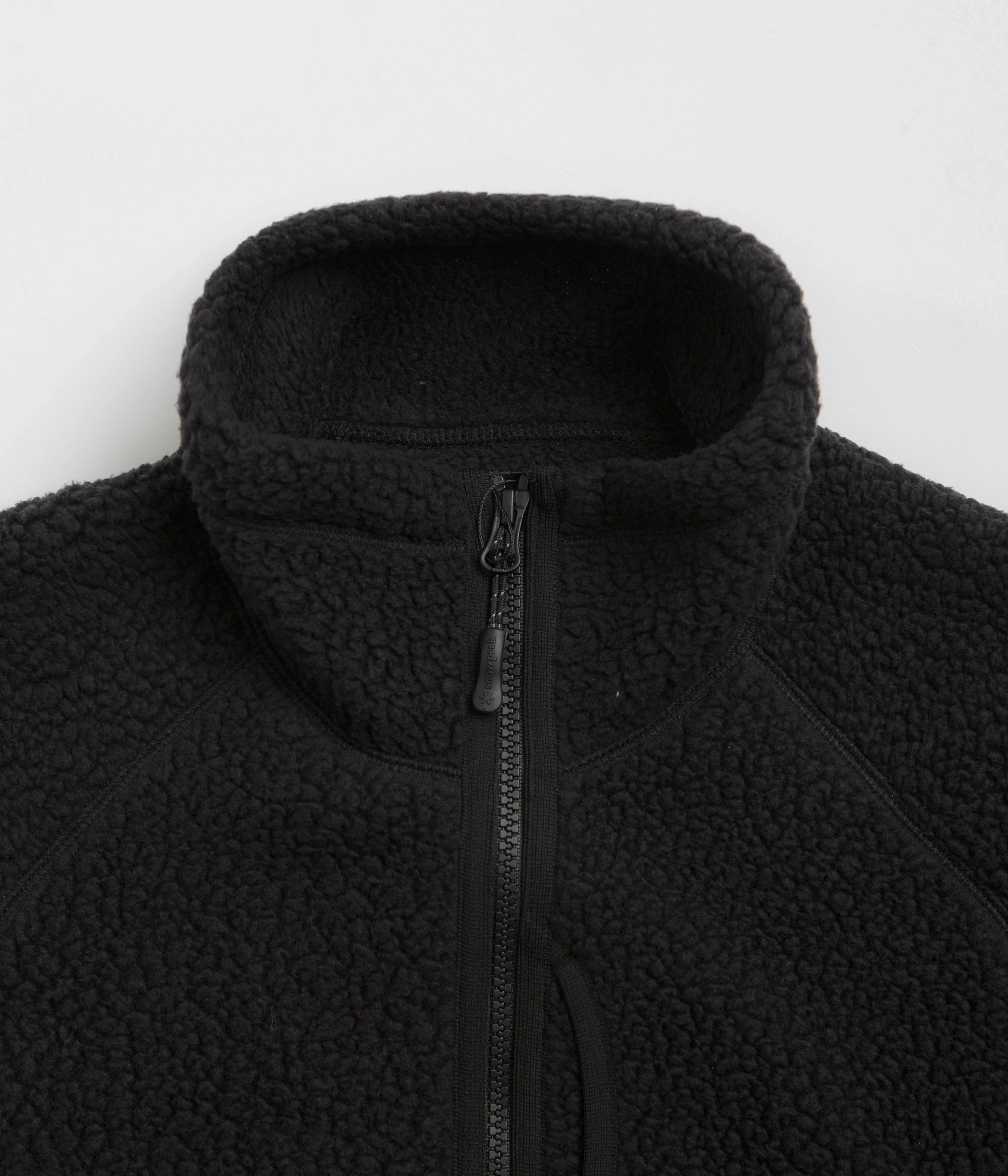 Home Wear Snow Peak Thermal Boa Fleece Jacket - Black