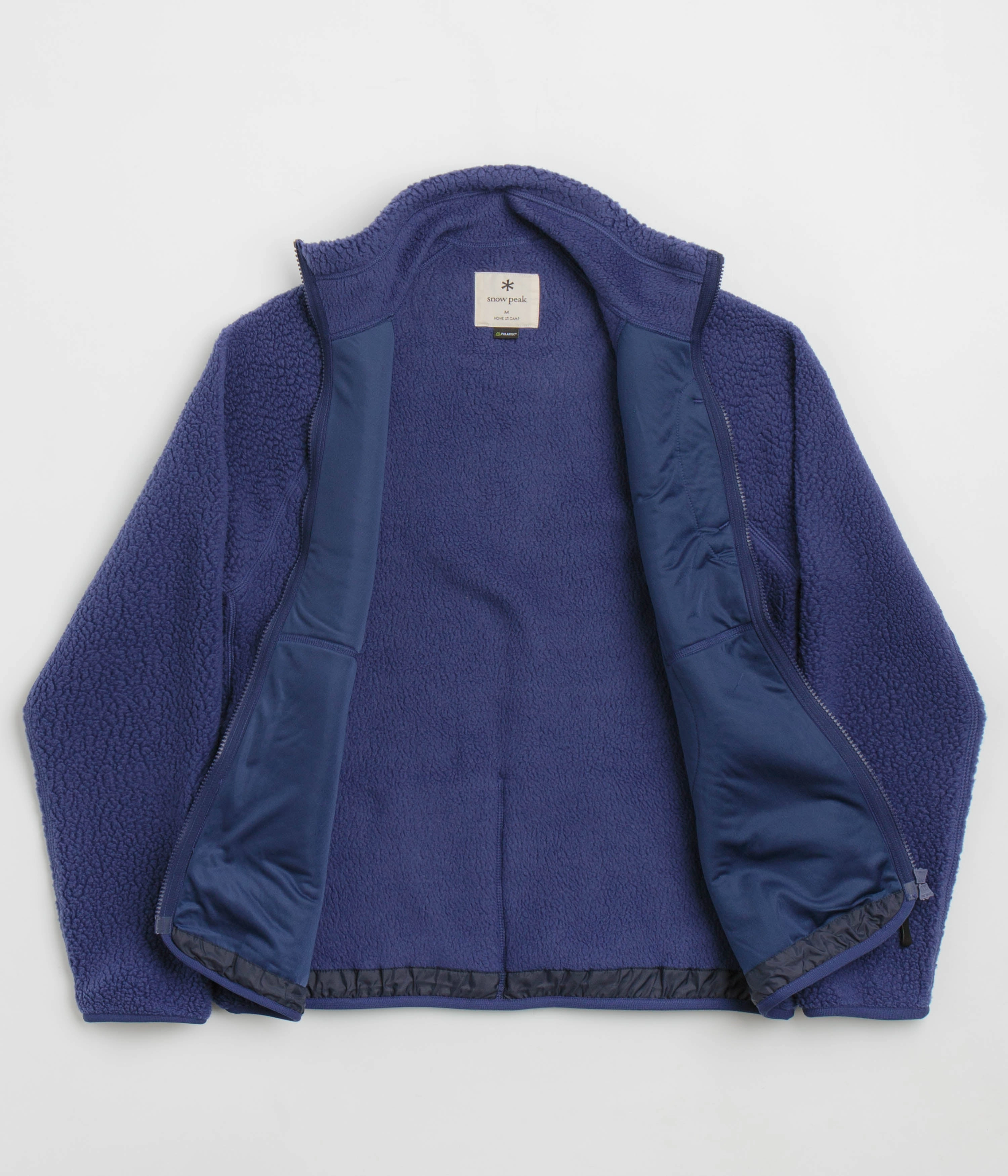 City Comfort Snow Peak Thermal Boa Fleece Jacket - Blue