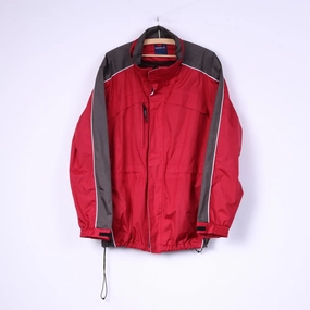 Breathable Modular Layering System Snowdonia Mens L Jacket Red Outdoor Full Zipper Hiking Mountain Top