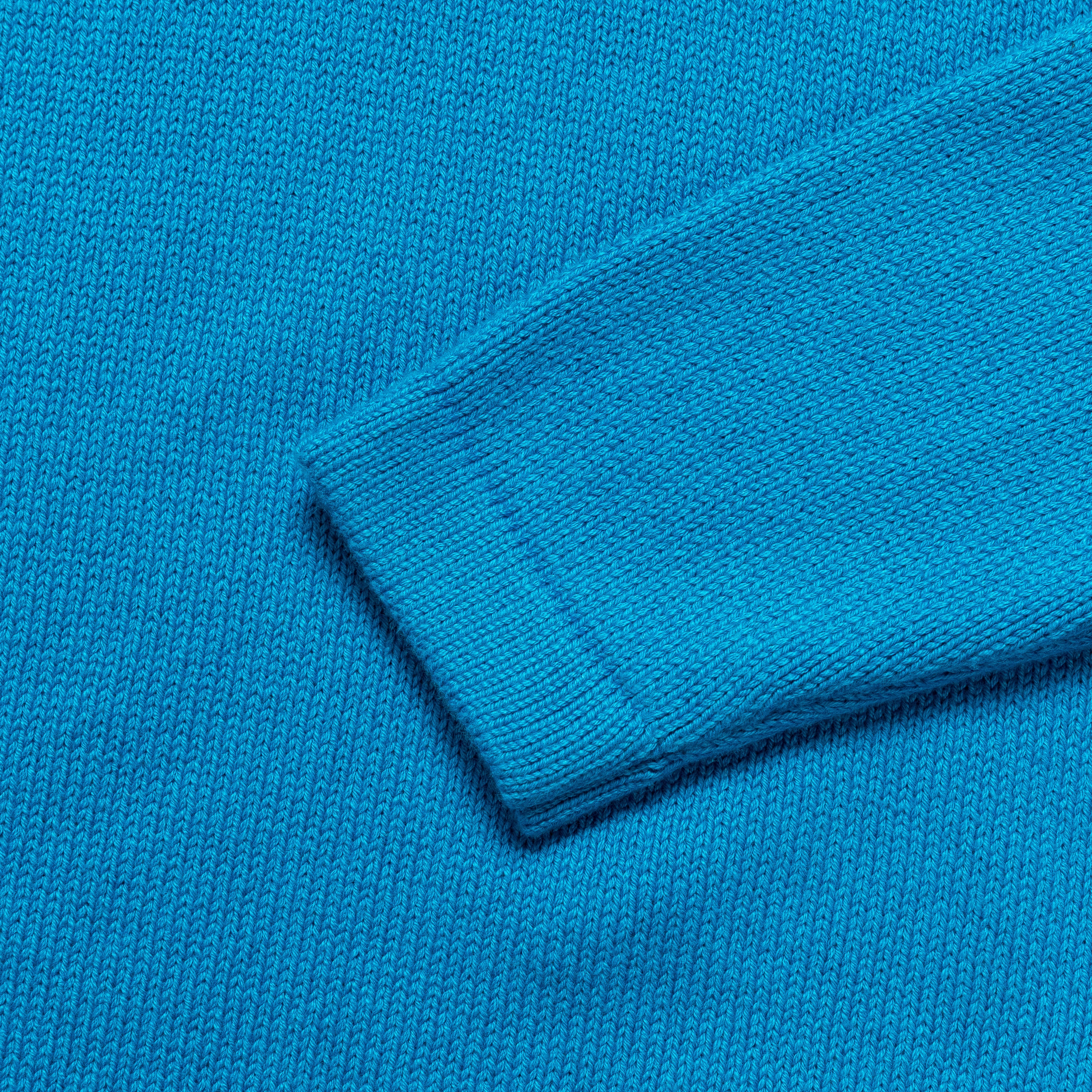 Funnel Neck Sweater - Aqua Cozy Layers Moisture wicking