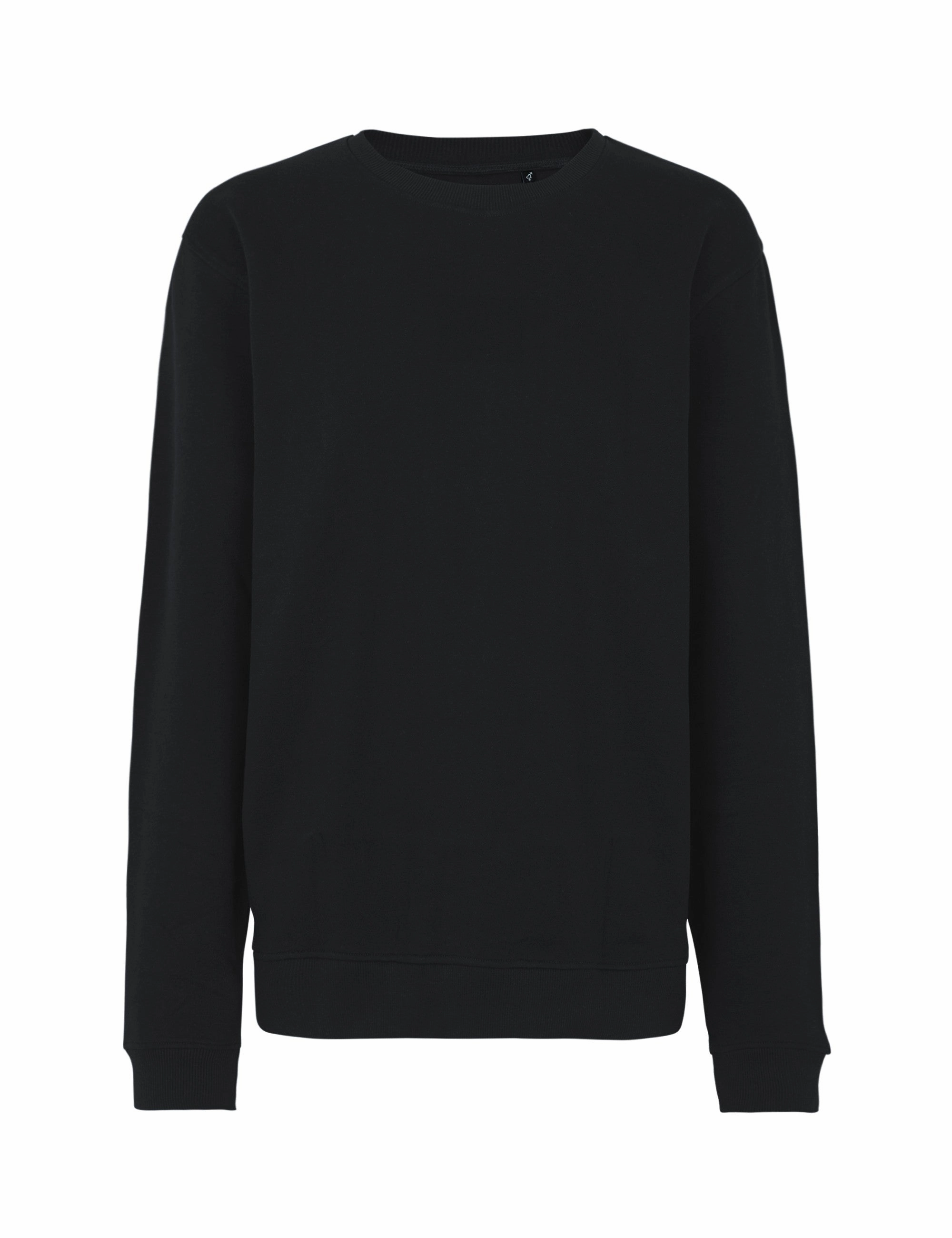 Simple Fashion Neutral Workwear Sweatshirt | BLACK