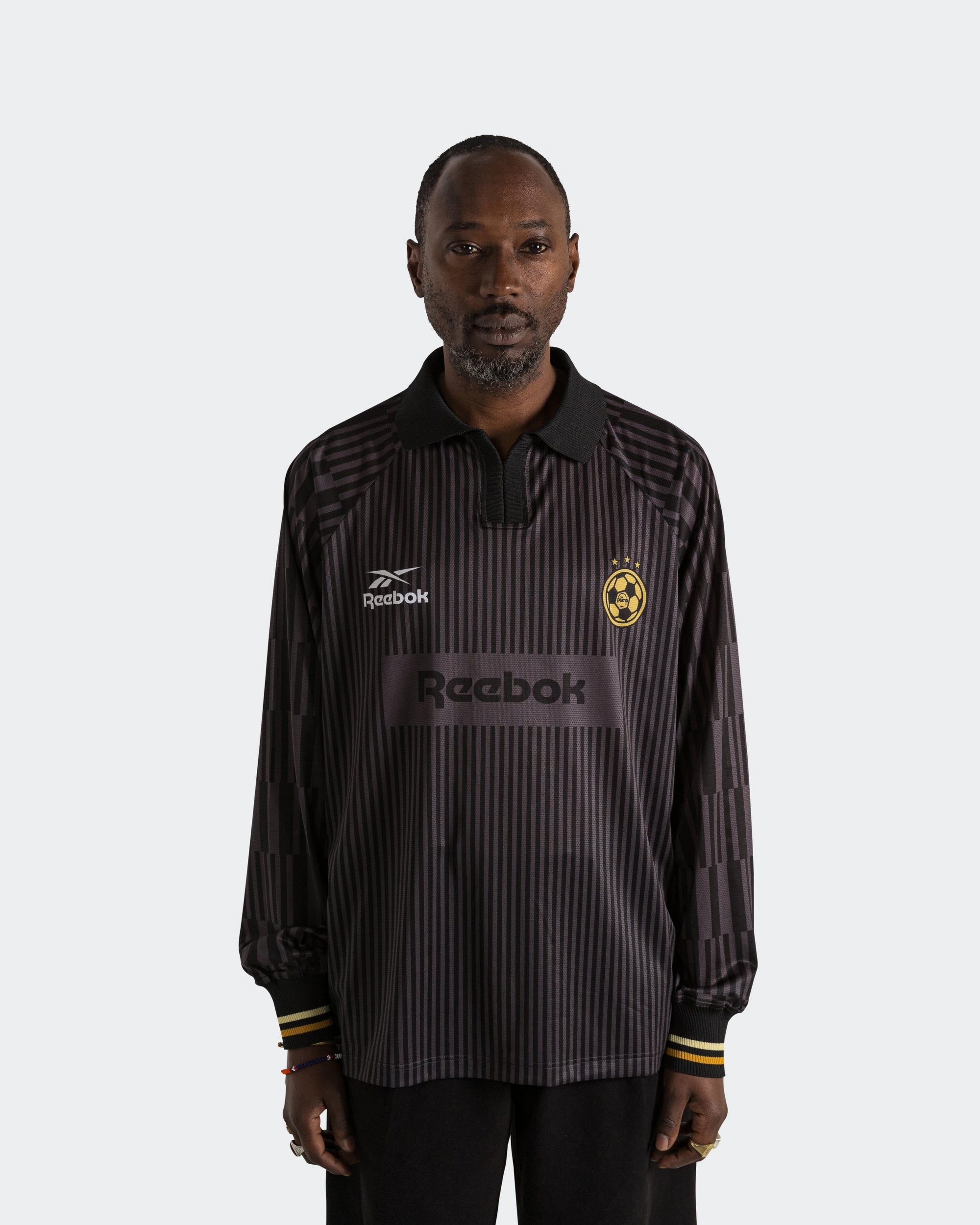 Soccer LS Tee 22 - Graphic Black Workwear Approved Subtle Print