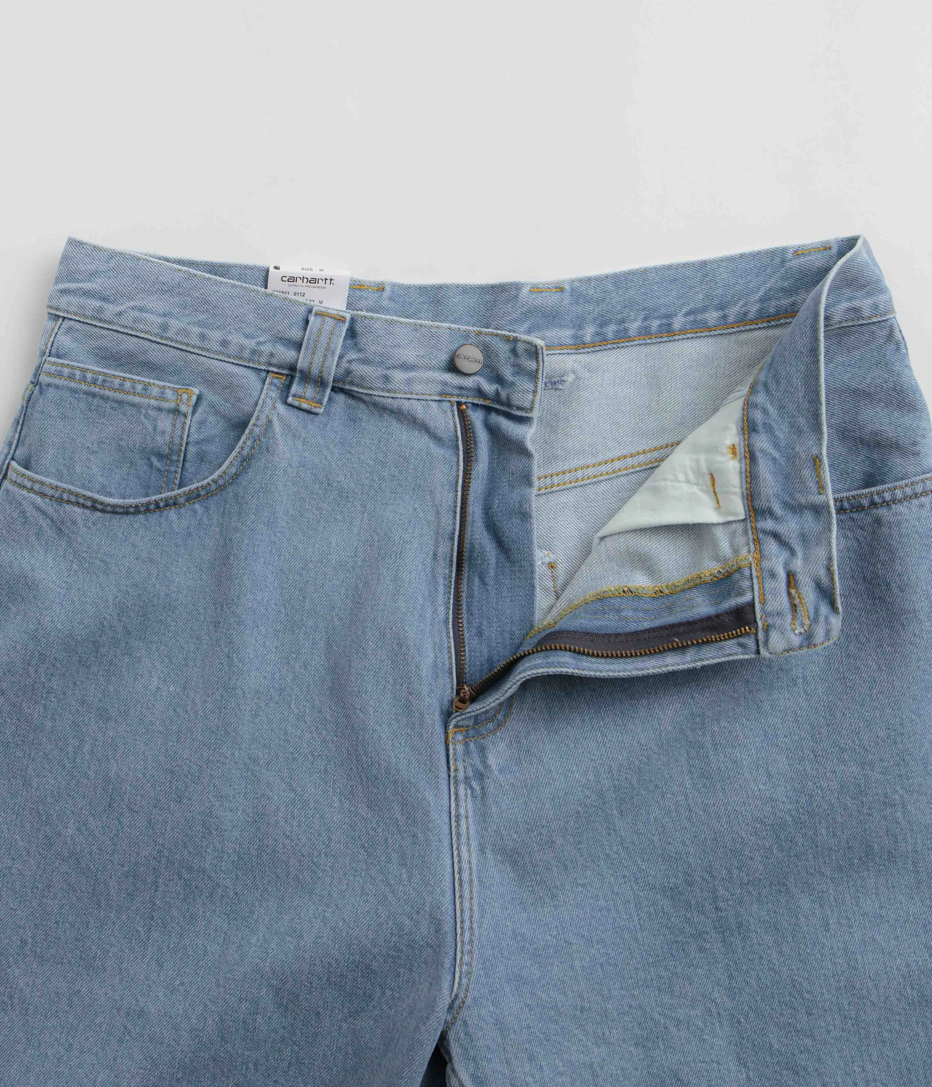 FasteningLoops Carhartt Brandon Shorts - Stone Bleached Blue