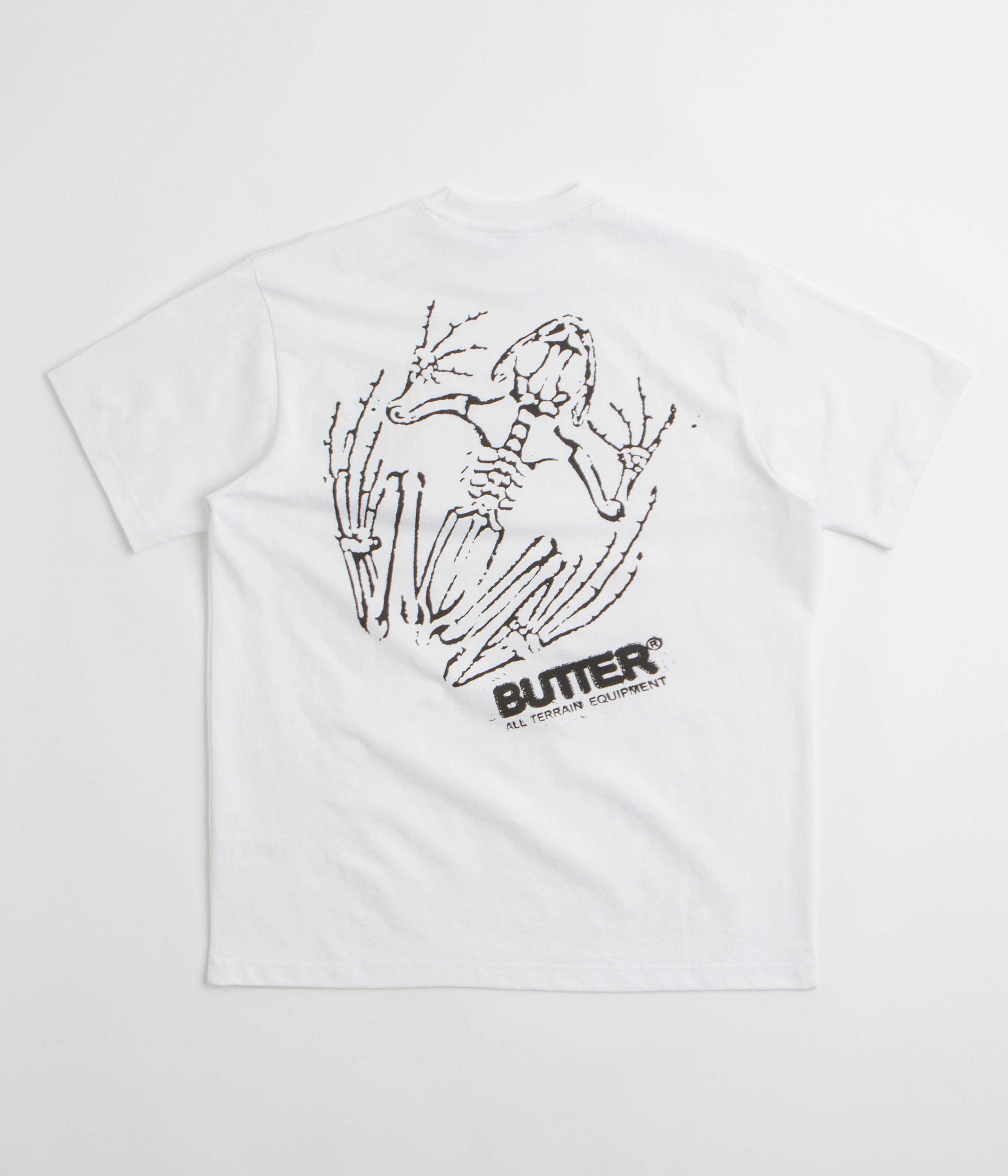 Comfy Layer Wear MultipurposeUse Butter Goods Fossil T-Shirt - White