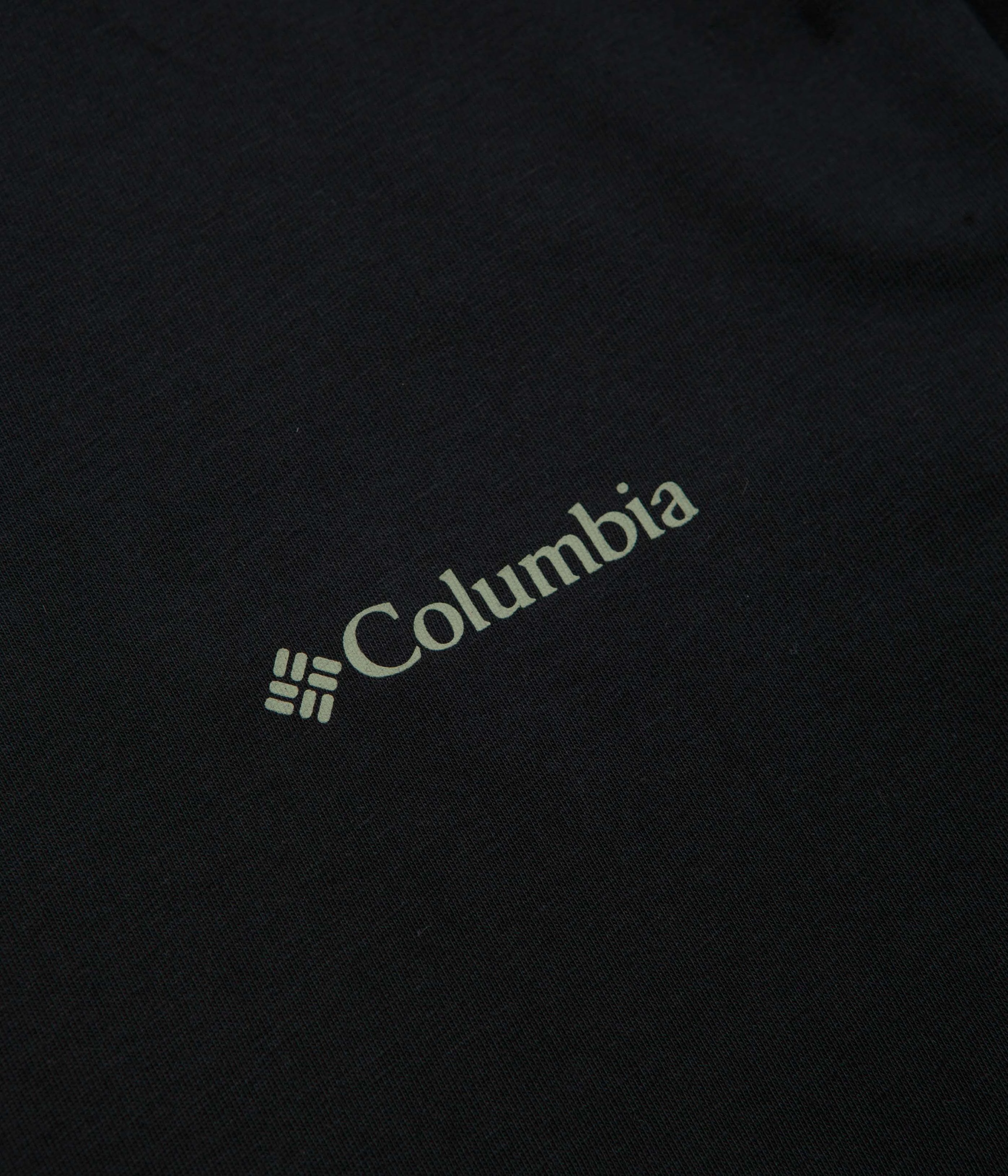 Stylish Look Columbia North Cascades T-Shirt - Black / Pasteled Framed