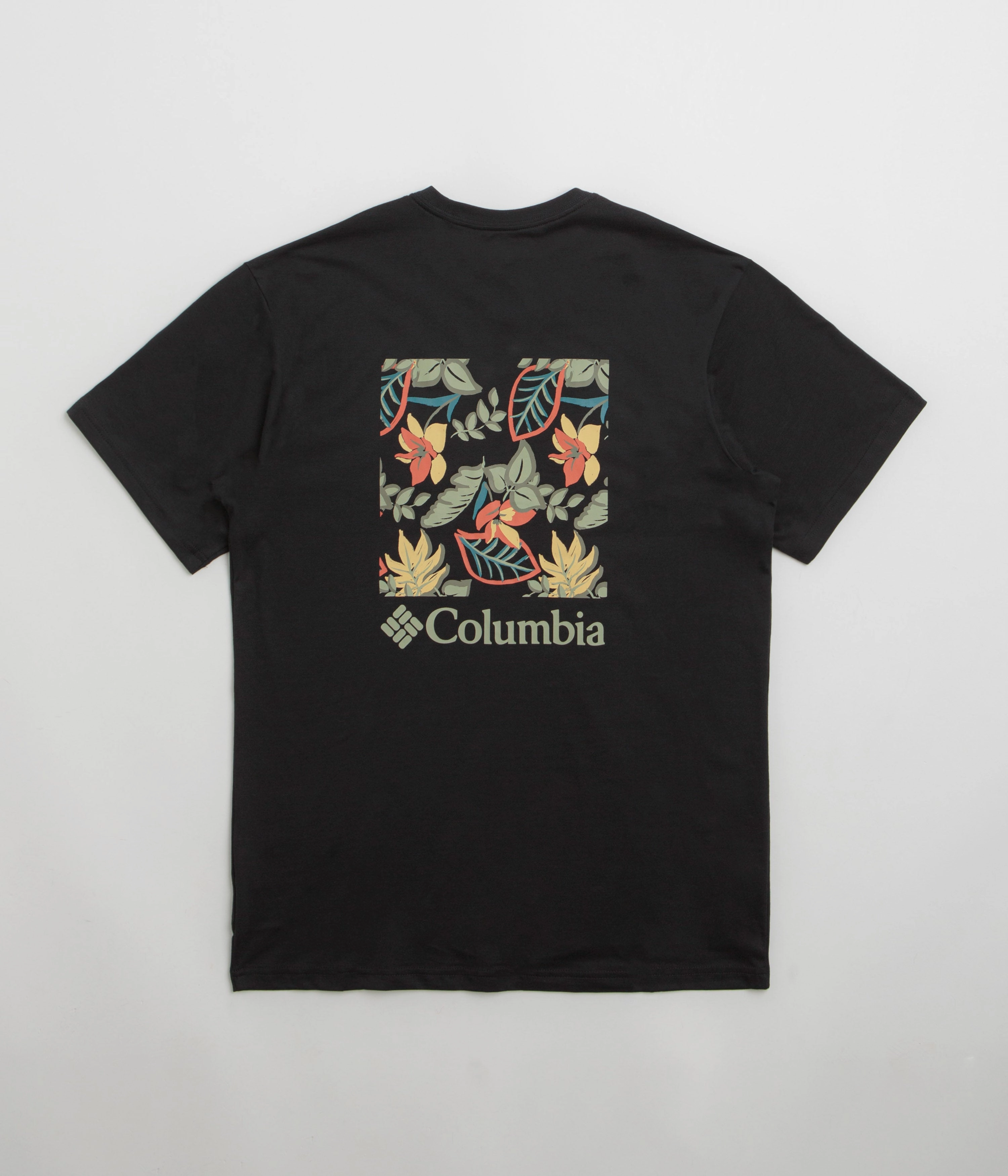 Columbia North Cascades T-Shirt - Black / Pasteled Framed Simple Chic Outdoor Essentials