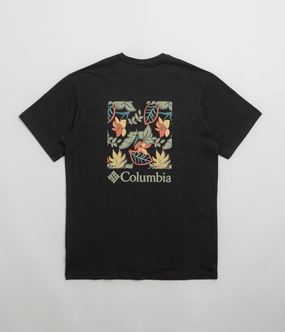 Columbia North Cascades T-Shirt - Black / Pasteled Framed Simple Chic Outdoor Essentials