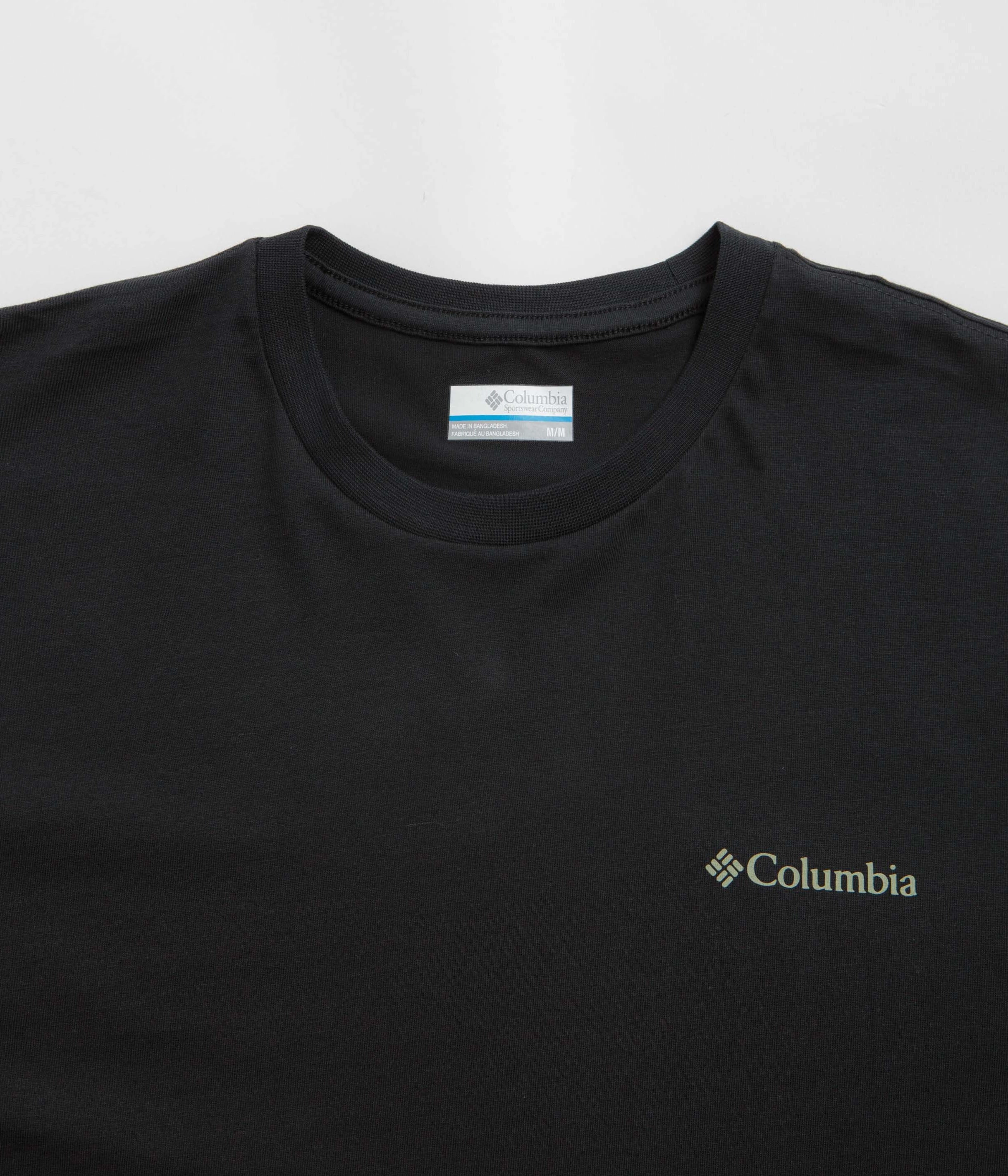 Fashion Forward Columbia North Cascades T-Shirt - Black / Pasteled Framed