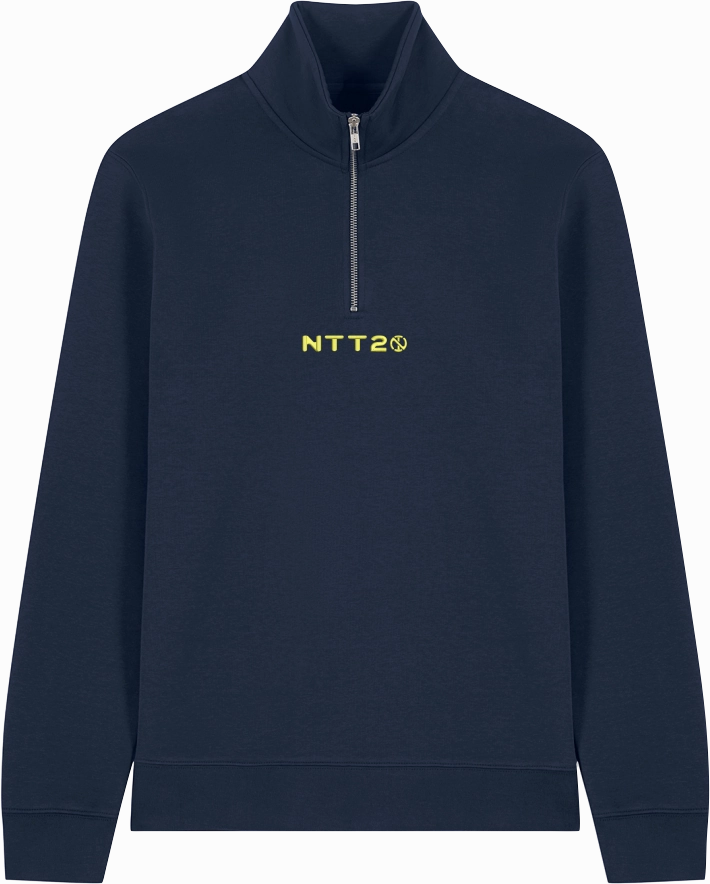 NTT20 Quarter Zip Sweat - Navy Warm Outfit Sporty Wearable