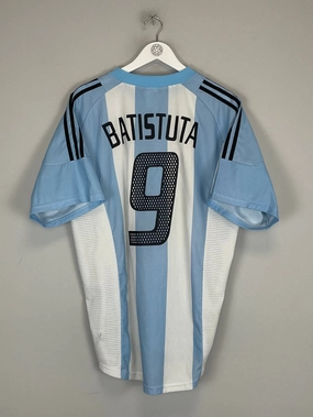 2002/04 ARGENTINA BATISTUTA #9 HOME SHIRT (XL) ADIDAS Sport Style