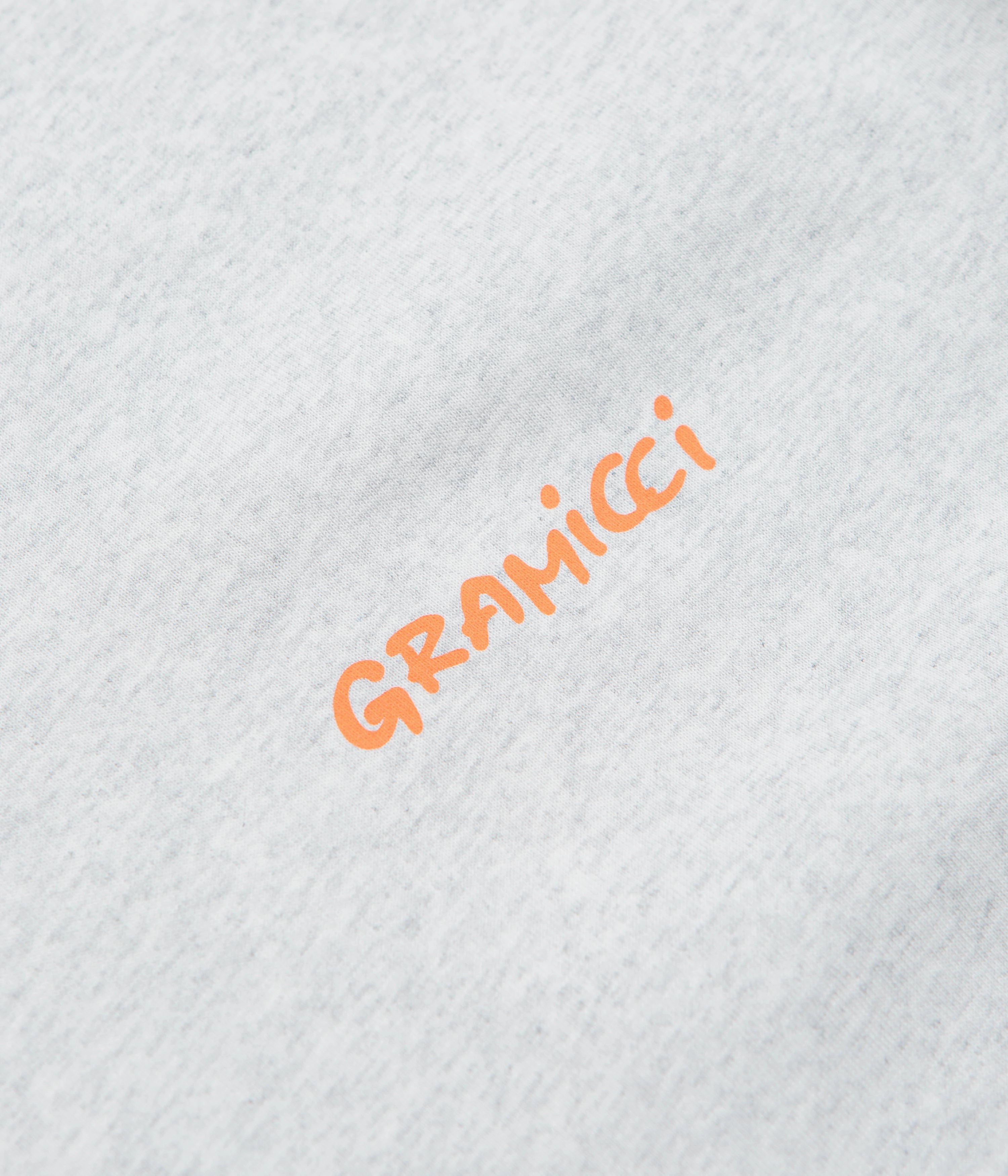 Longline Hemline Gramicci Stonehenge T-Shirt - Grey Heather