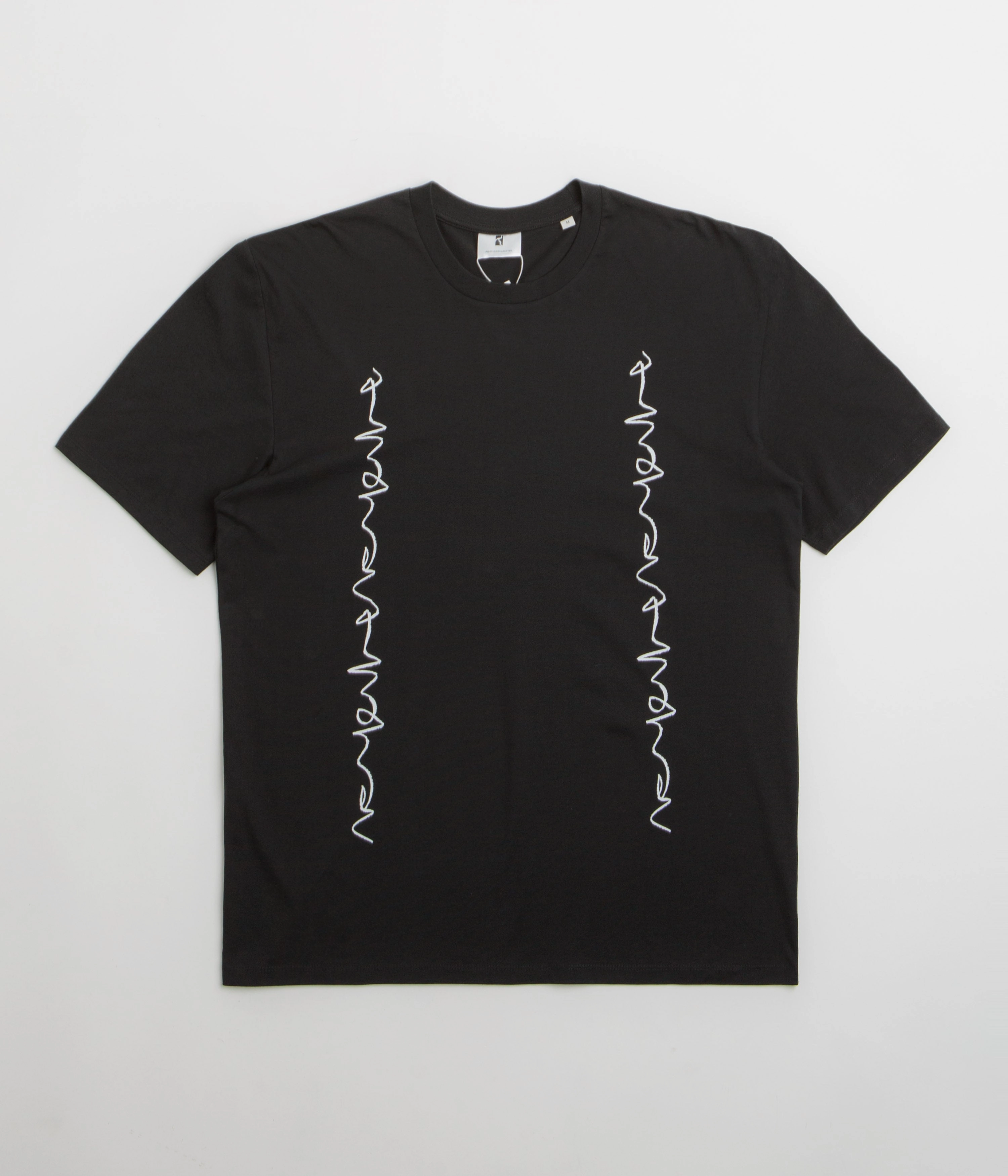 Casual Statement Poetic Collective Crayon Chain T-Shirt - Black
