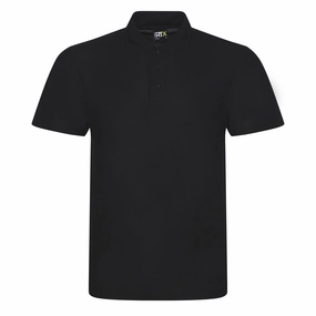 Easy Layering Effortless Fashion Pro Polyester Polo | BLACK