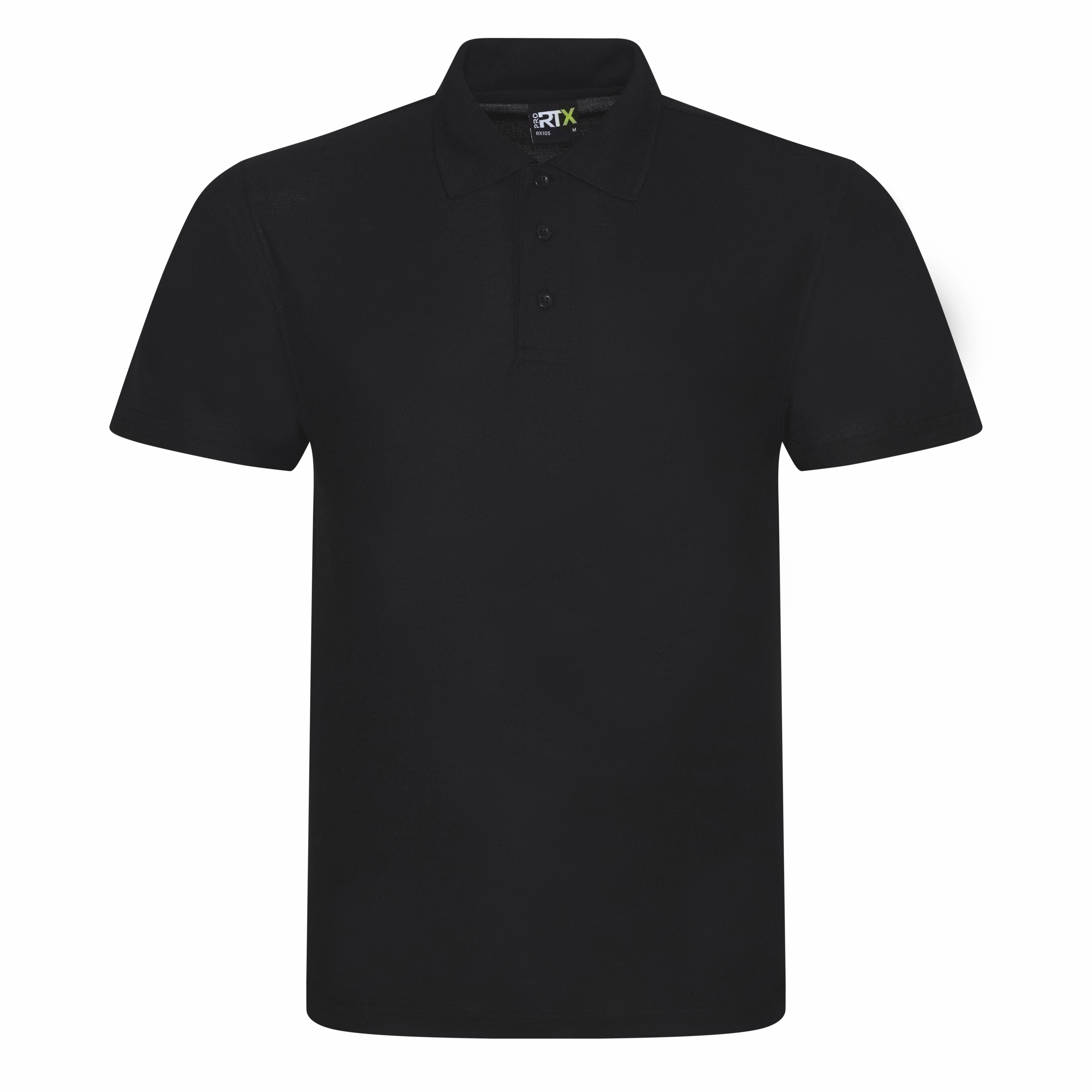 Easy Layering Effortless Fashion Pro Polyester Polo | BLACK