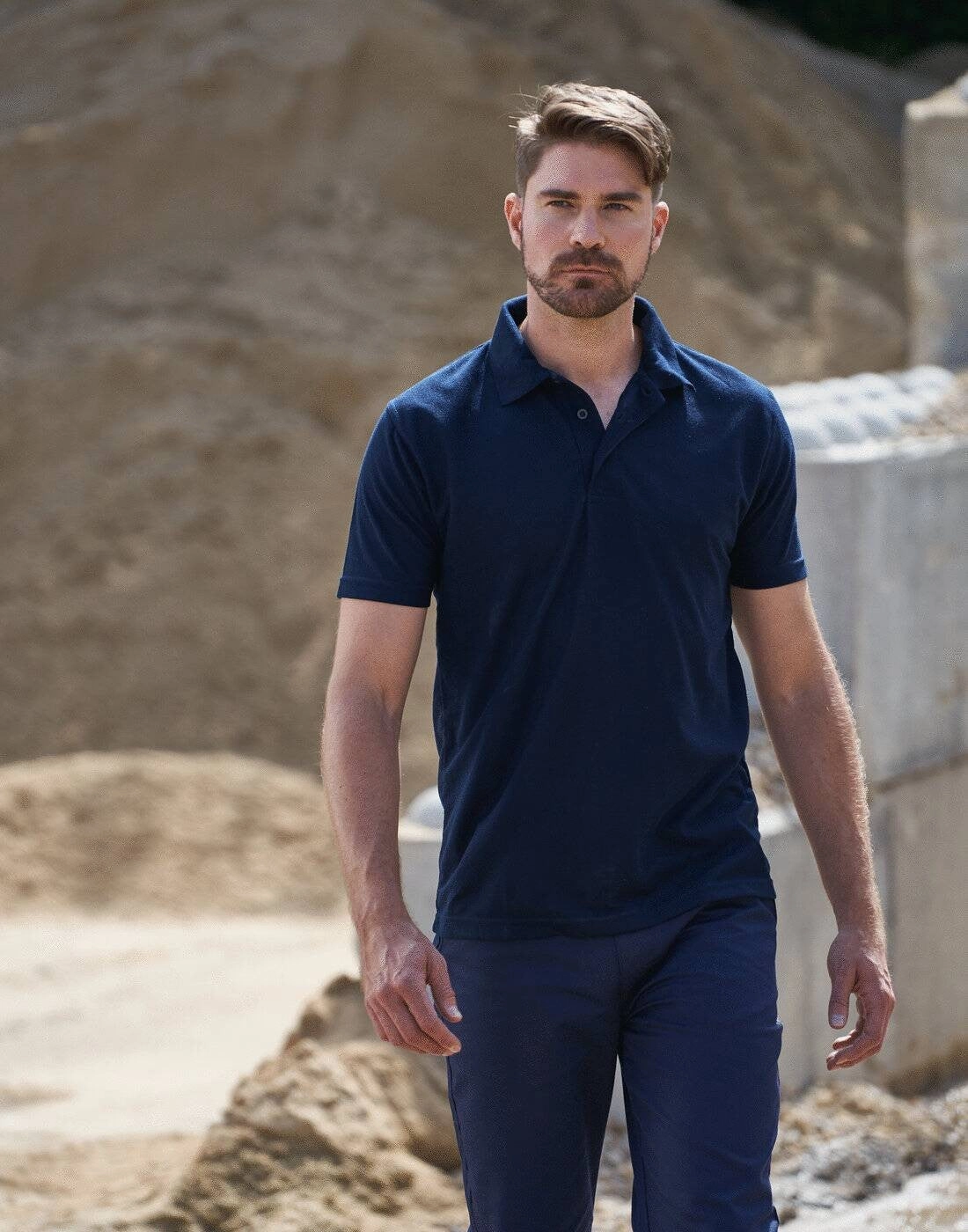 Anti Pilling Surface Thermoregulating Lining Pro Polyester Polo | BLACK