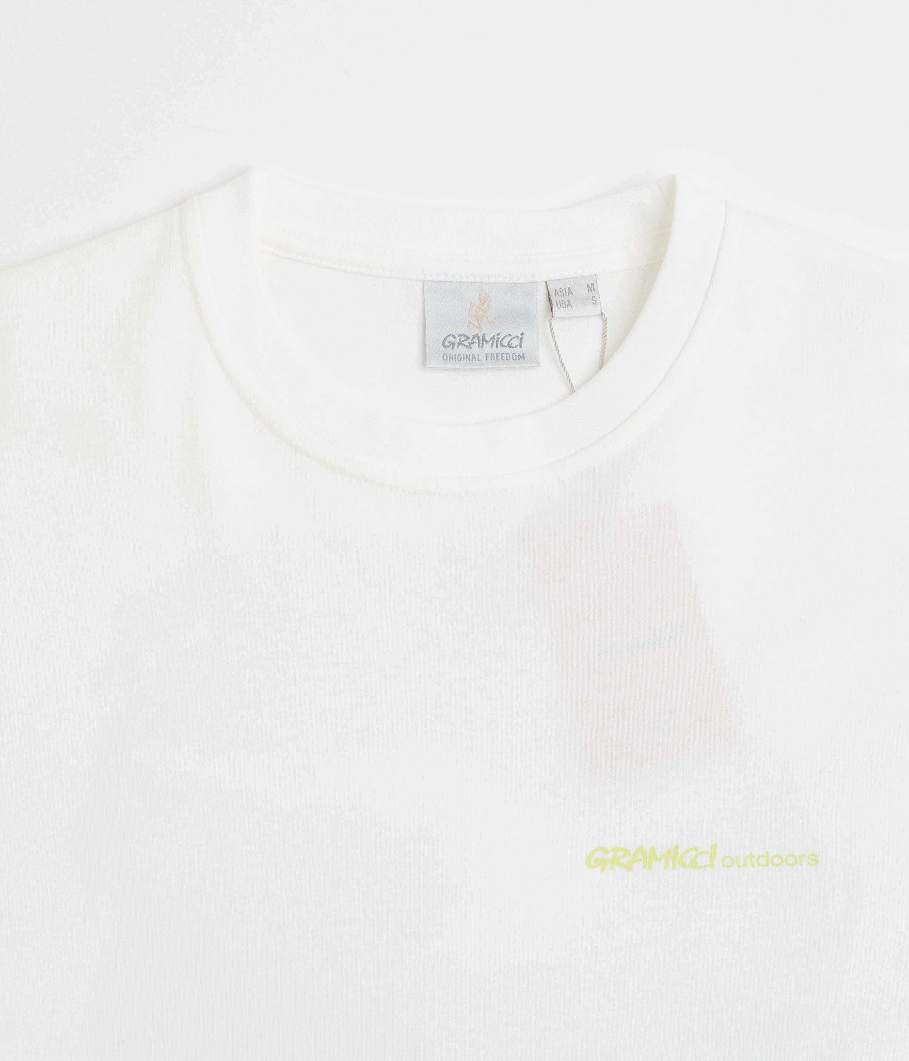 Gramicci Hurricane T-Shirt - White Trendy popularity Autumn coziness