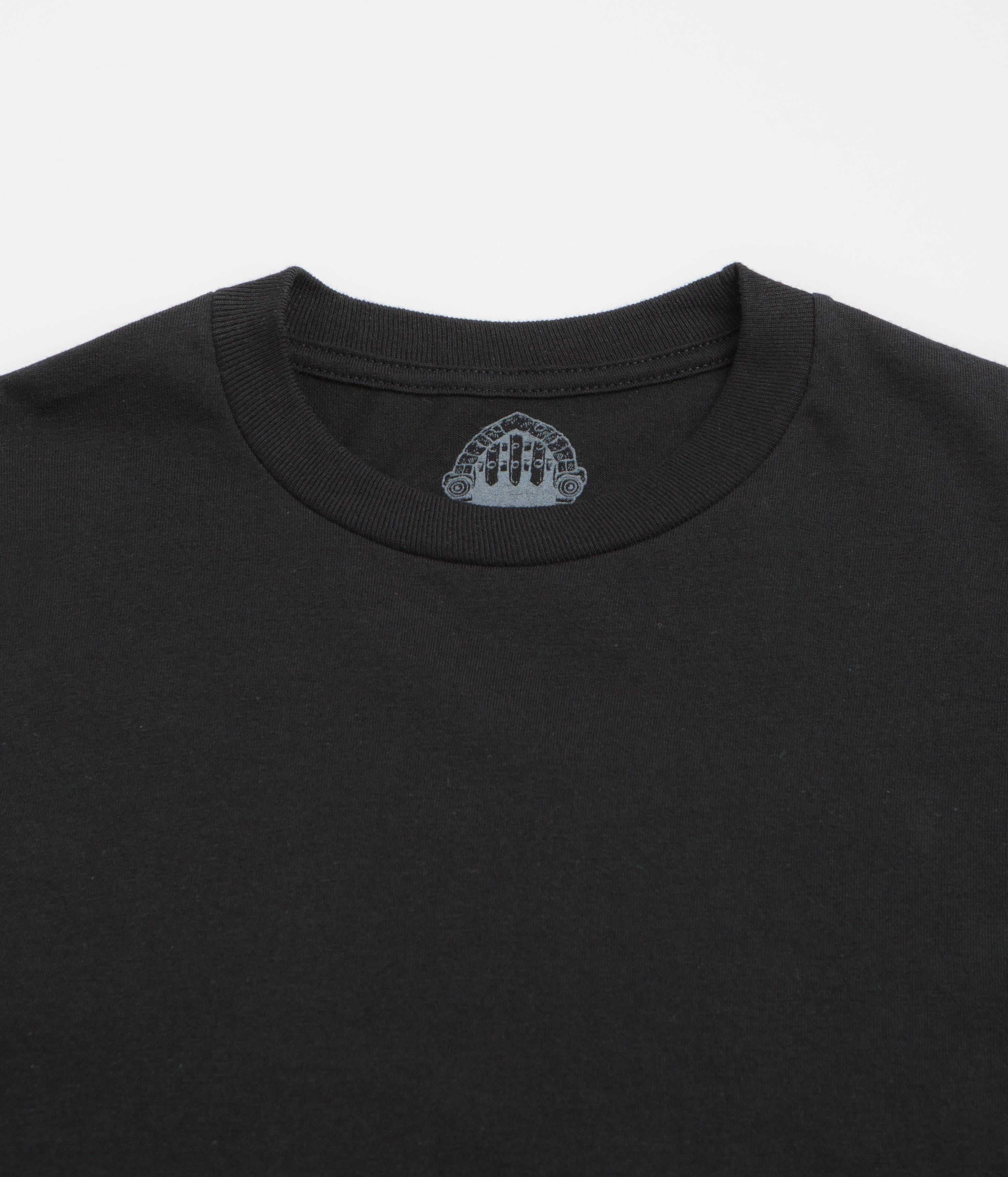 Dungeon Portcullis Logo Long Sleeve T-Shirt - Black Effortless Vibe