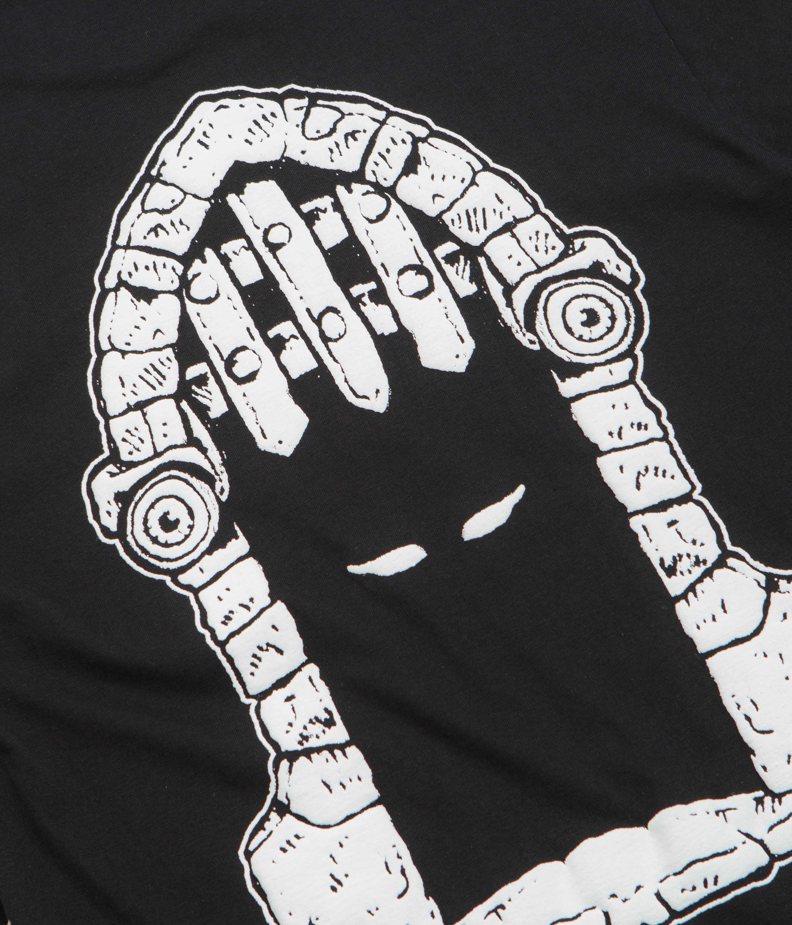 Dungeon Portcullis Logo Long Sleeve T-Shirt - Black Timeless Fashion