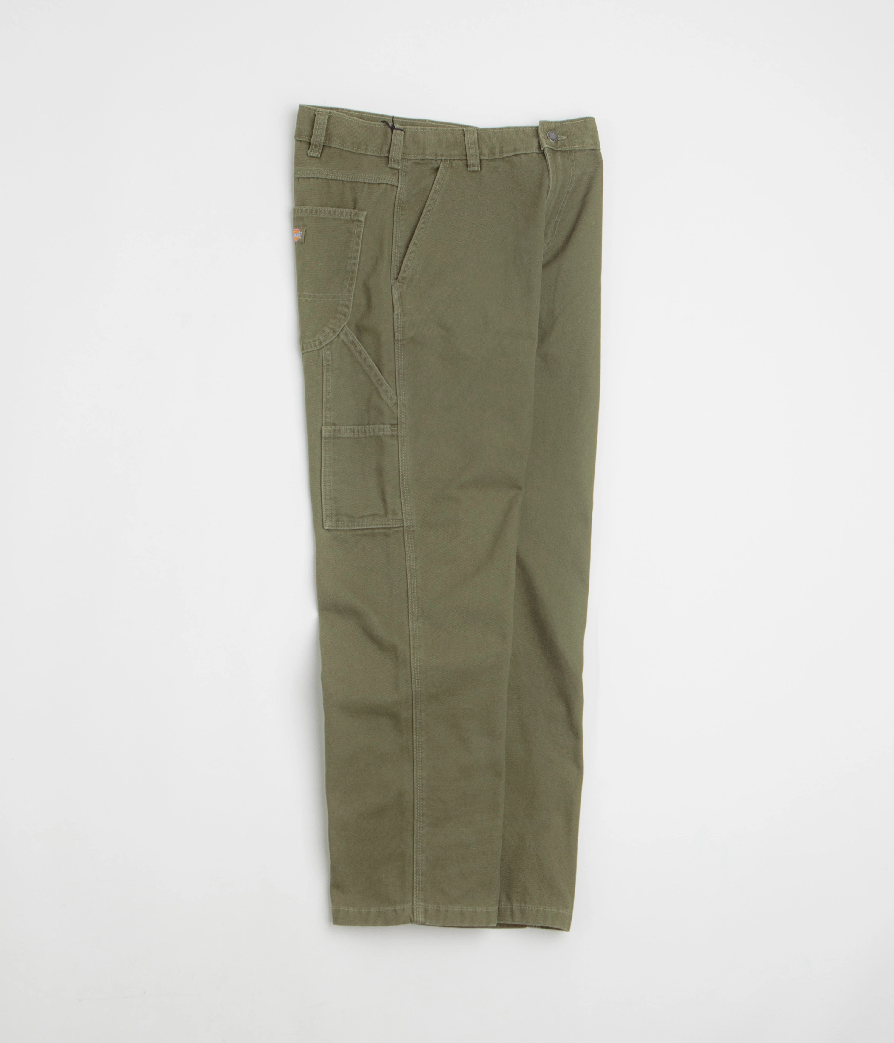Dickies Carpenter Canvas Pants - Military Green Moisture Lock Technology