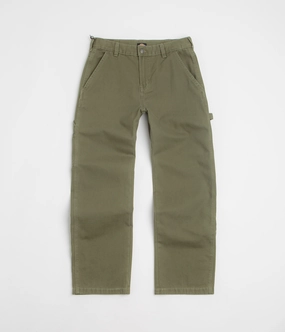 Dickies Carpenter Canvas Pants - Military Green DurableBartack Fashionable Appeal