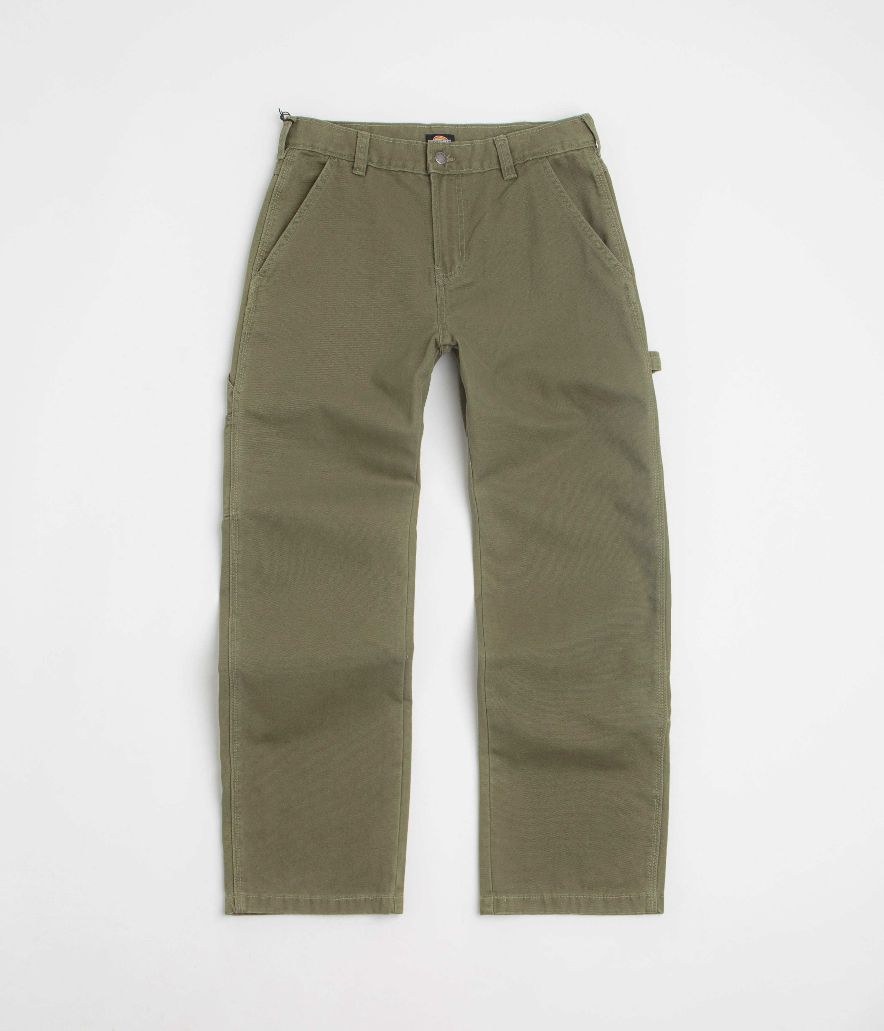 Dickies Carpenter Canvas Pants - Military Green DurableBartack Fashionable Appeal