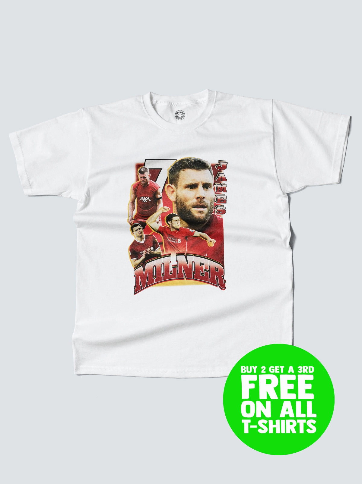 LIVERPOOL JAMES MILNER BOOTLEG TEE Soft and Light Wear Men's