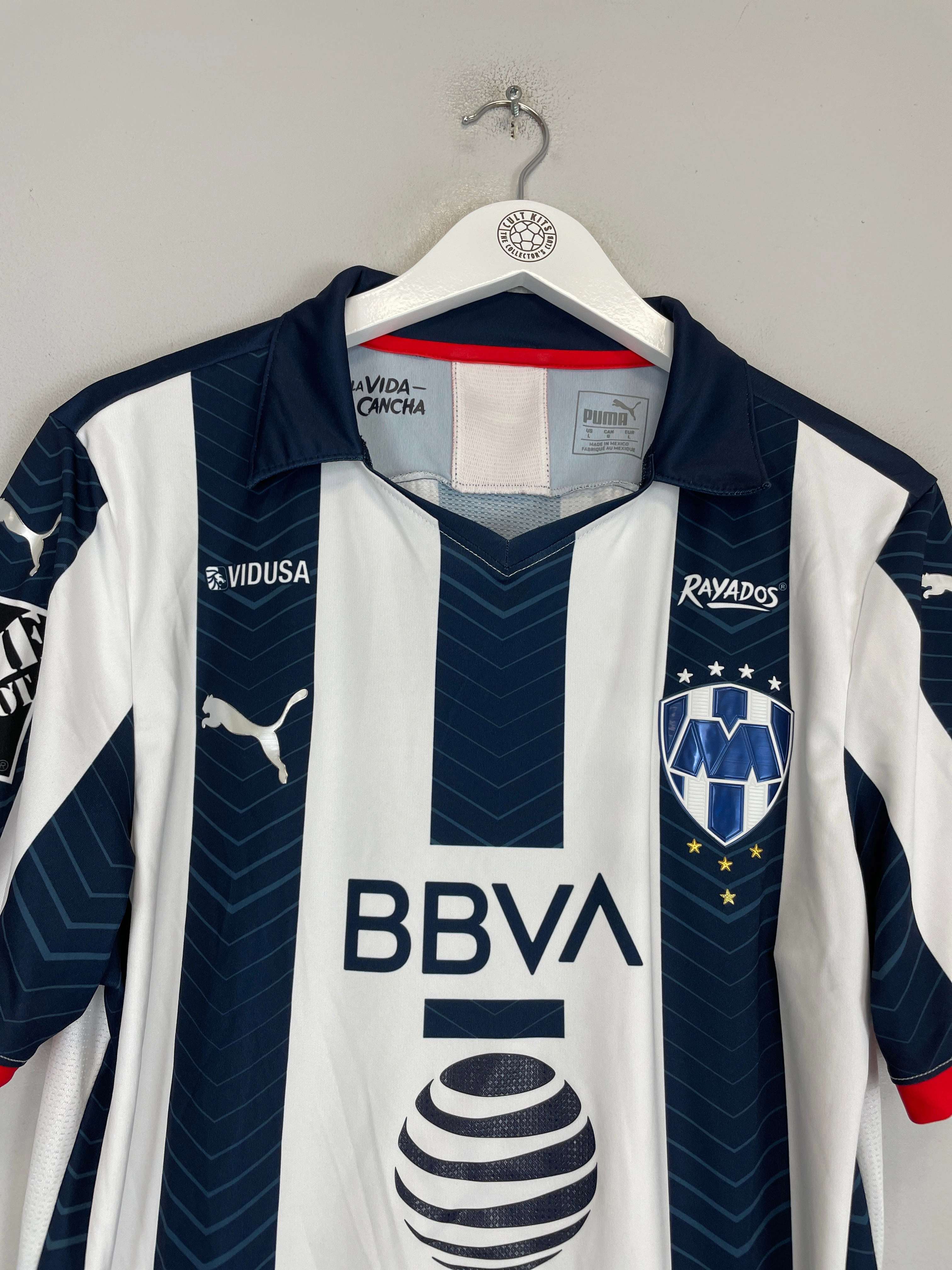 Classic Fit Molded Collar Architecture 2019/20 MONTERREY *BNWOT* PLAYER ISSUE HOME SHIRT (MULTIPLE SIZES) PUMA