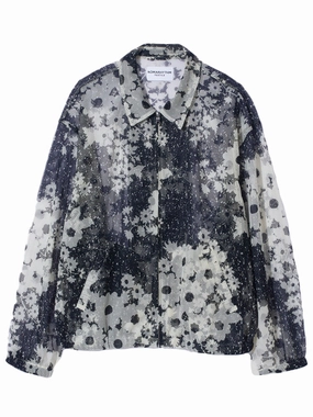 Floral Mesh Zip Blouson - Floral Noise Black Backcountry Use car