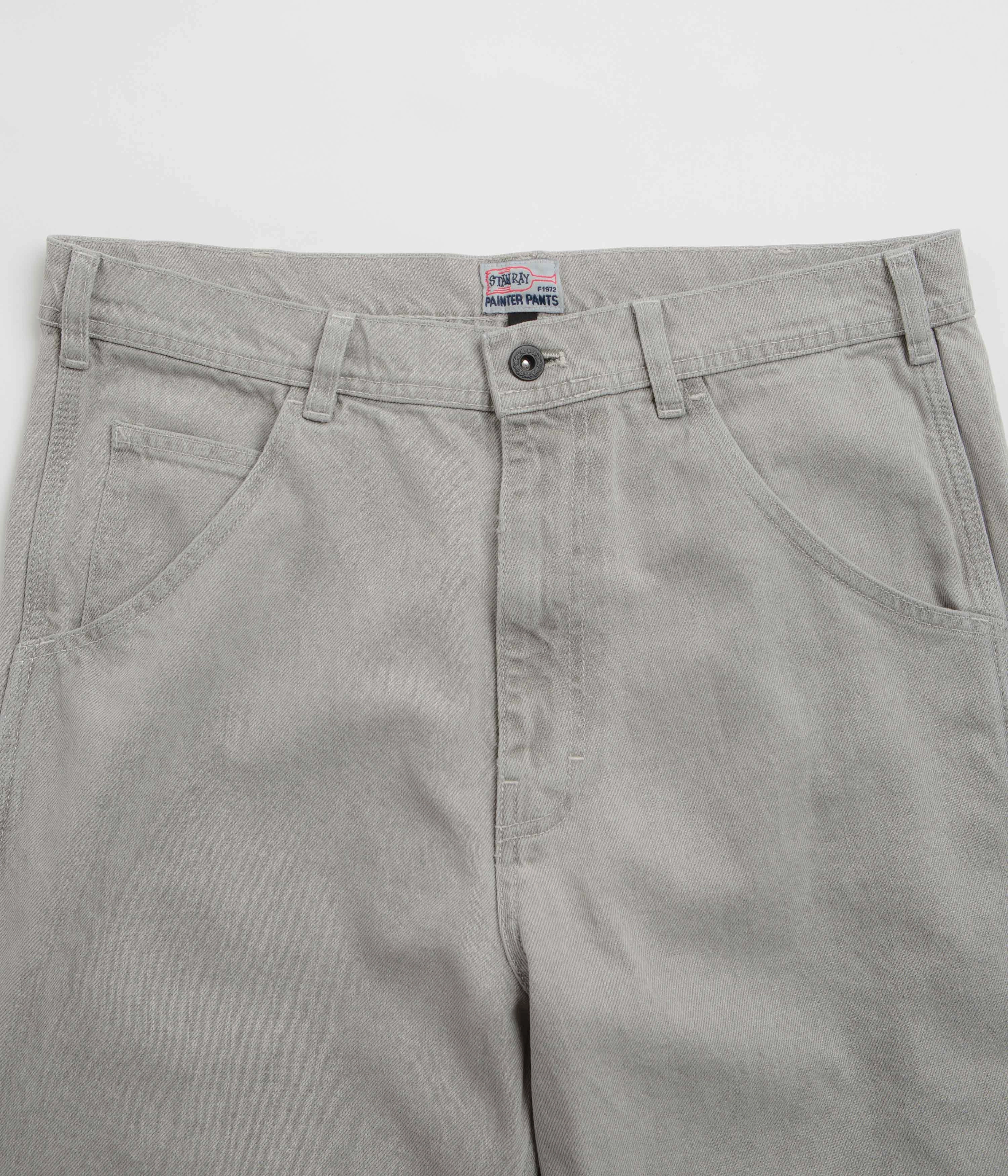 Durable Hem Stan Ray Big Job Painter Pants - Faded Grey Denim