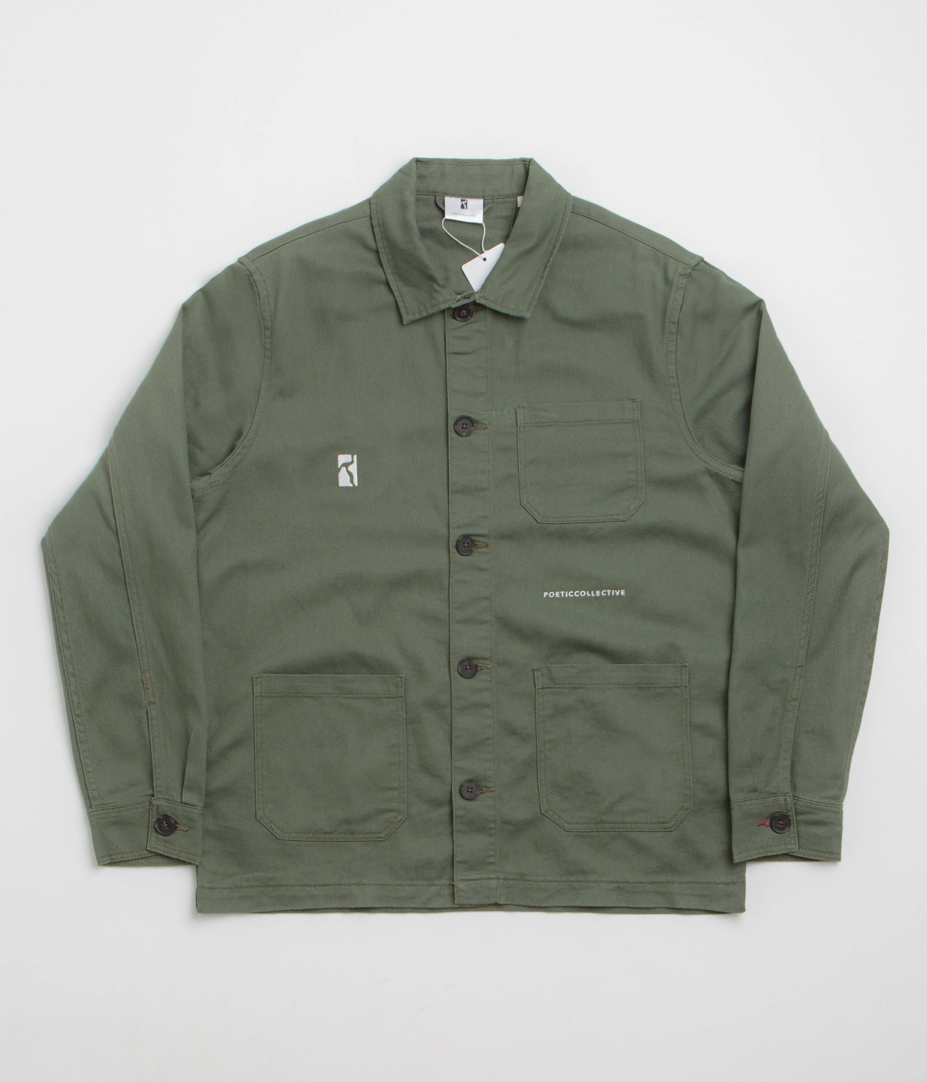 Seamless construction Poetic Collective Worker Jacket - Green