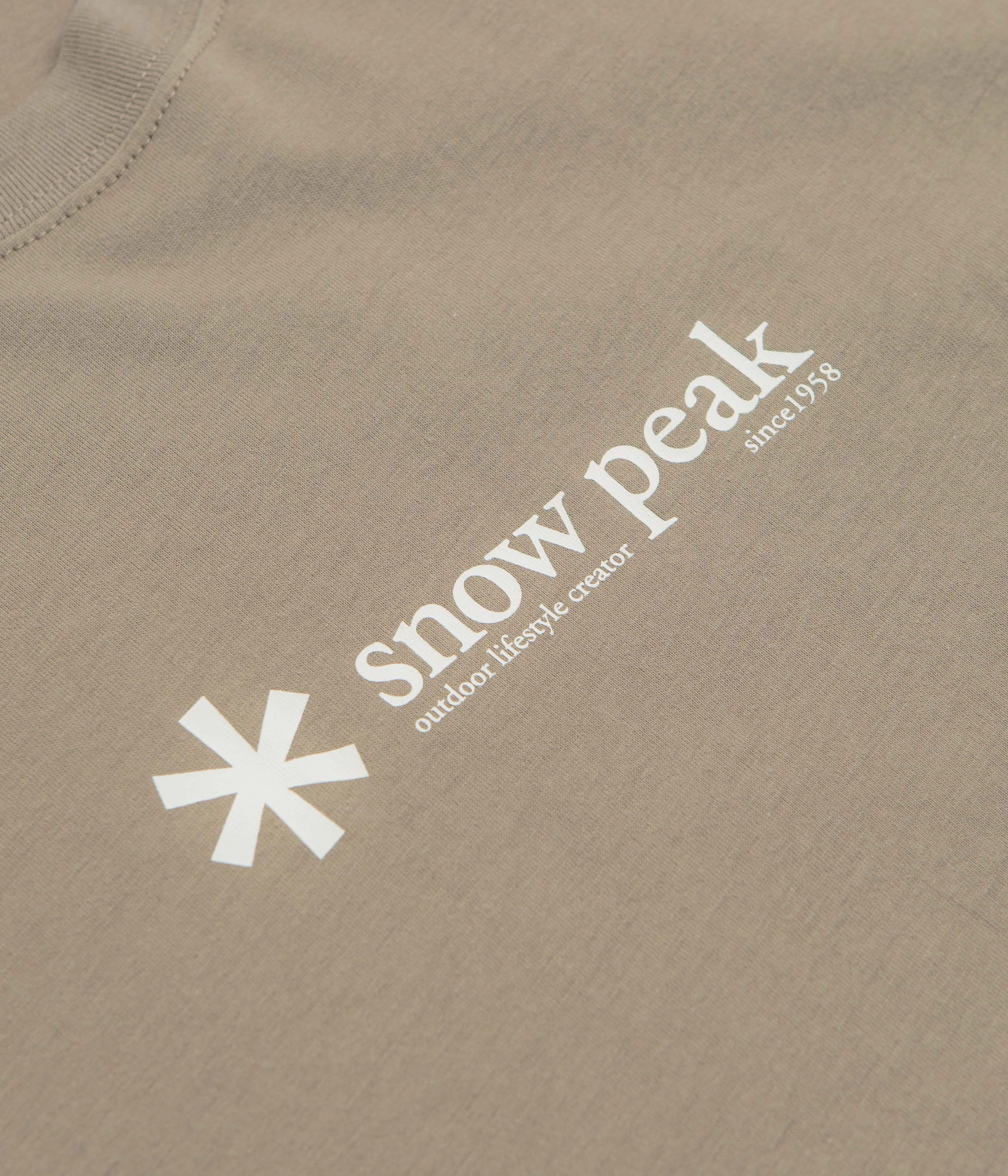 Smart Fashion Snow Peak Soft Cotton Logo T-Shirt - Pro